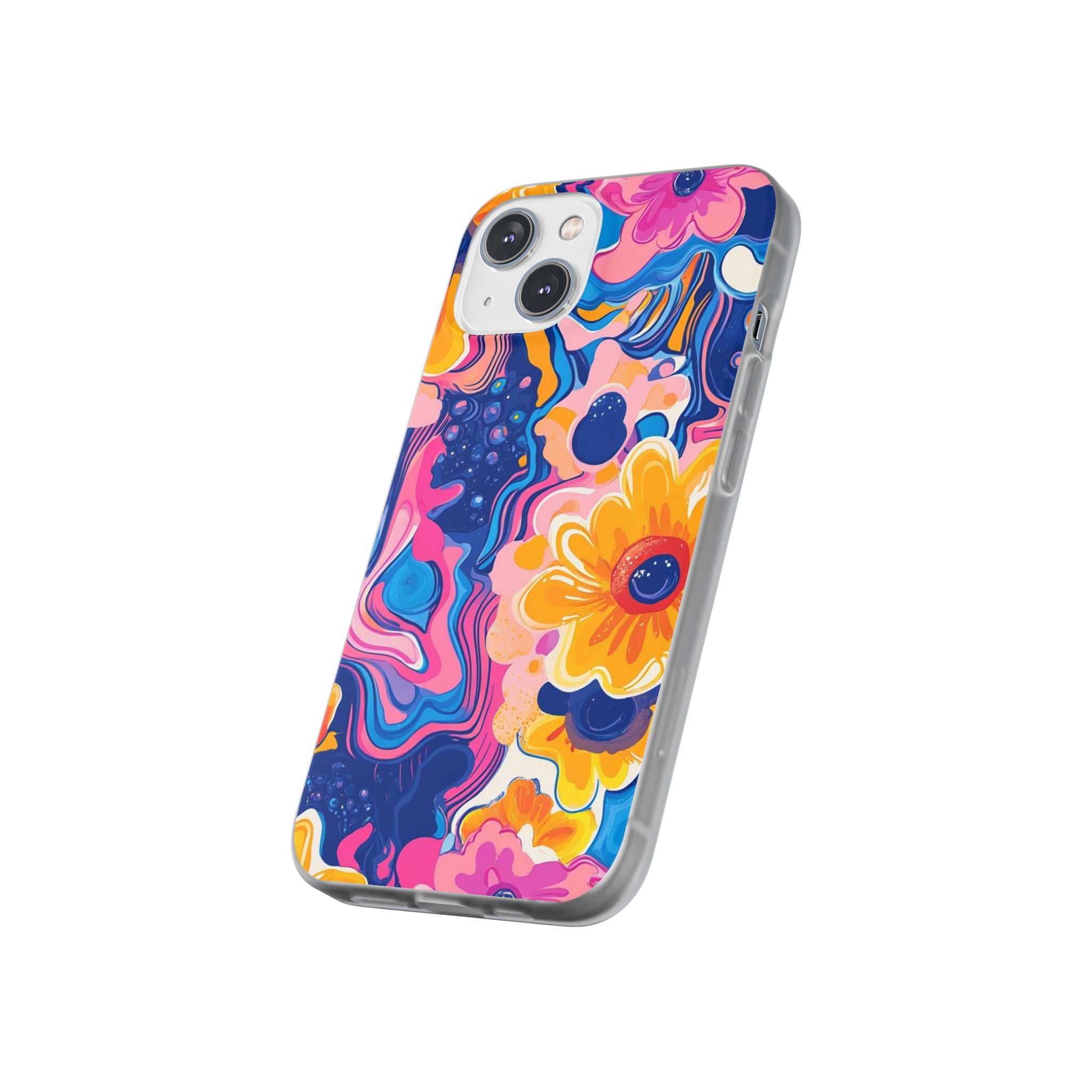 Psychedelic Floral iPhone Case, Artsulli - Art is Long, Life is Short, Phone Case, , , , , , ,