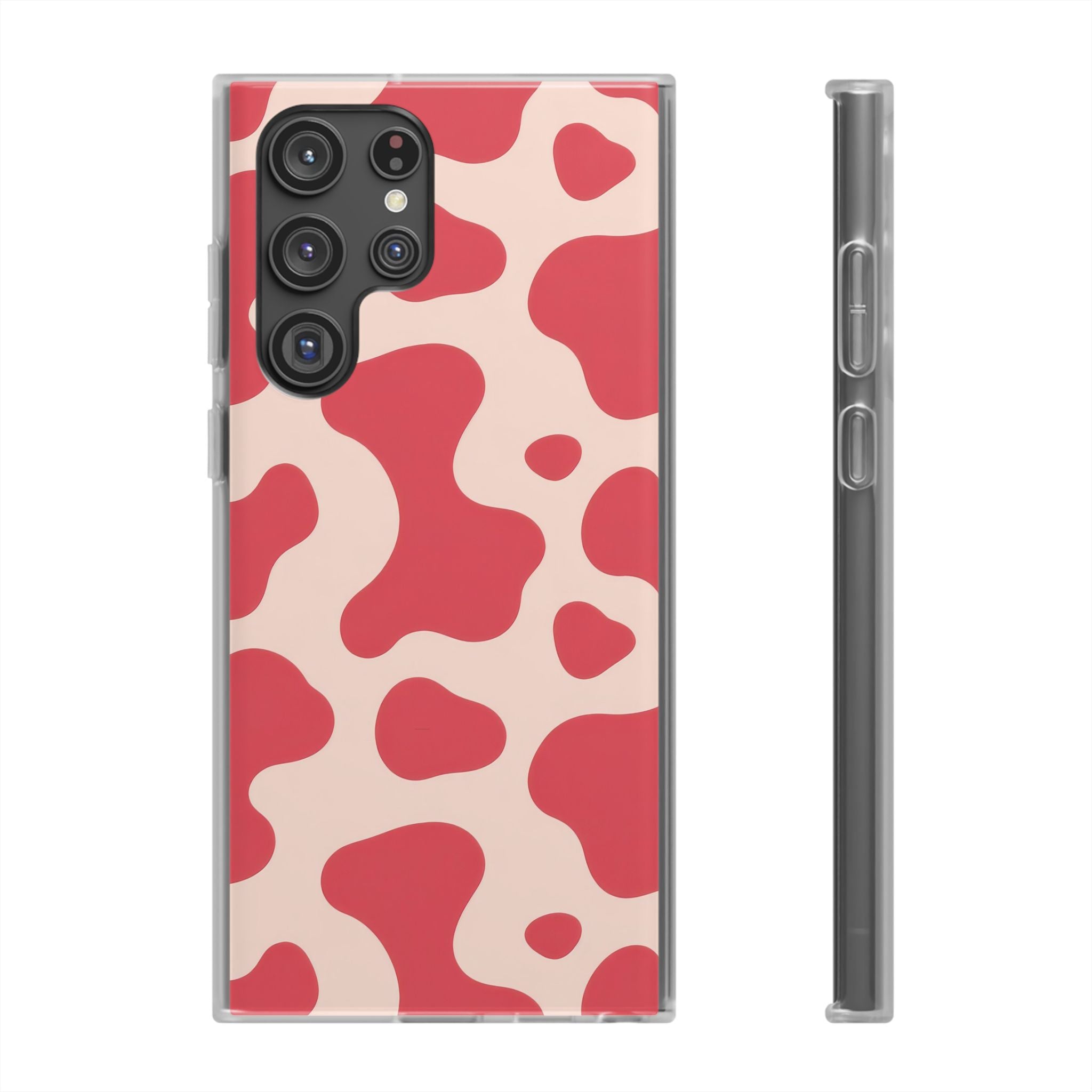Red Jungle Cow Flexi Cases, Artsulli - Art is Long, Life is Short, Phone Case, Size, Samsung Galaxy S22 Ultra, , , , , 37540190512308322871