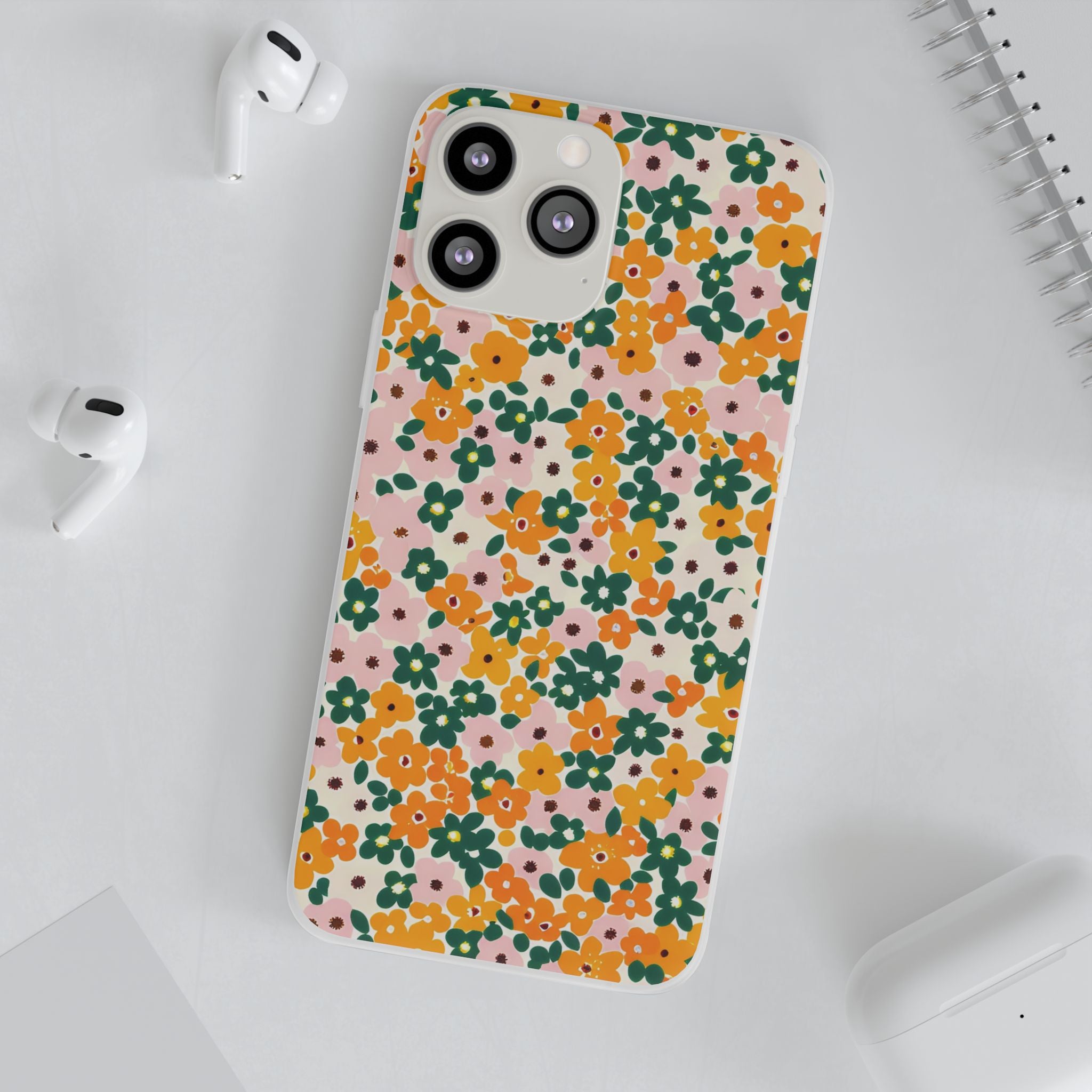 Vibrant Floral Flexi Case, Artsulli - Art is Long, Life is Short, Phone Case, , , , , , ,
