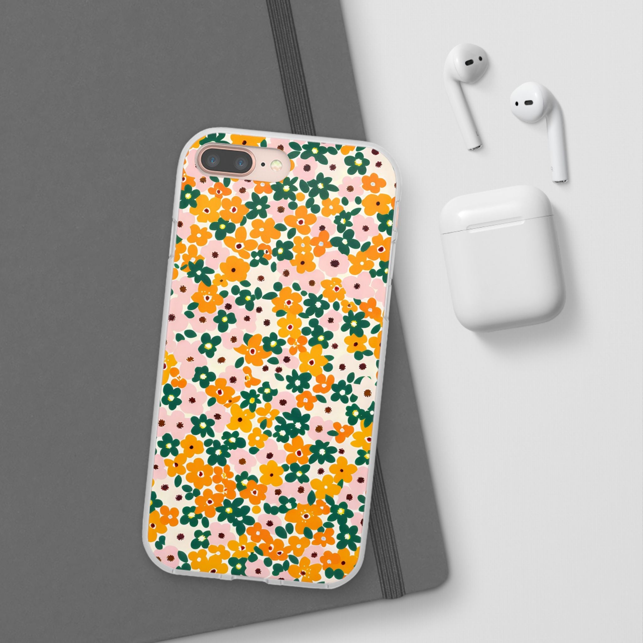 Vibrant Floral Flexi Case, Artsulli - Art is Long, Life is Short, Phone Case, , , , , , ,