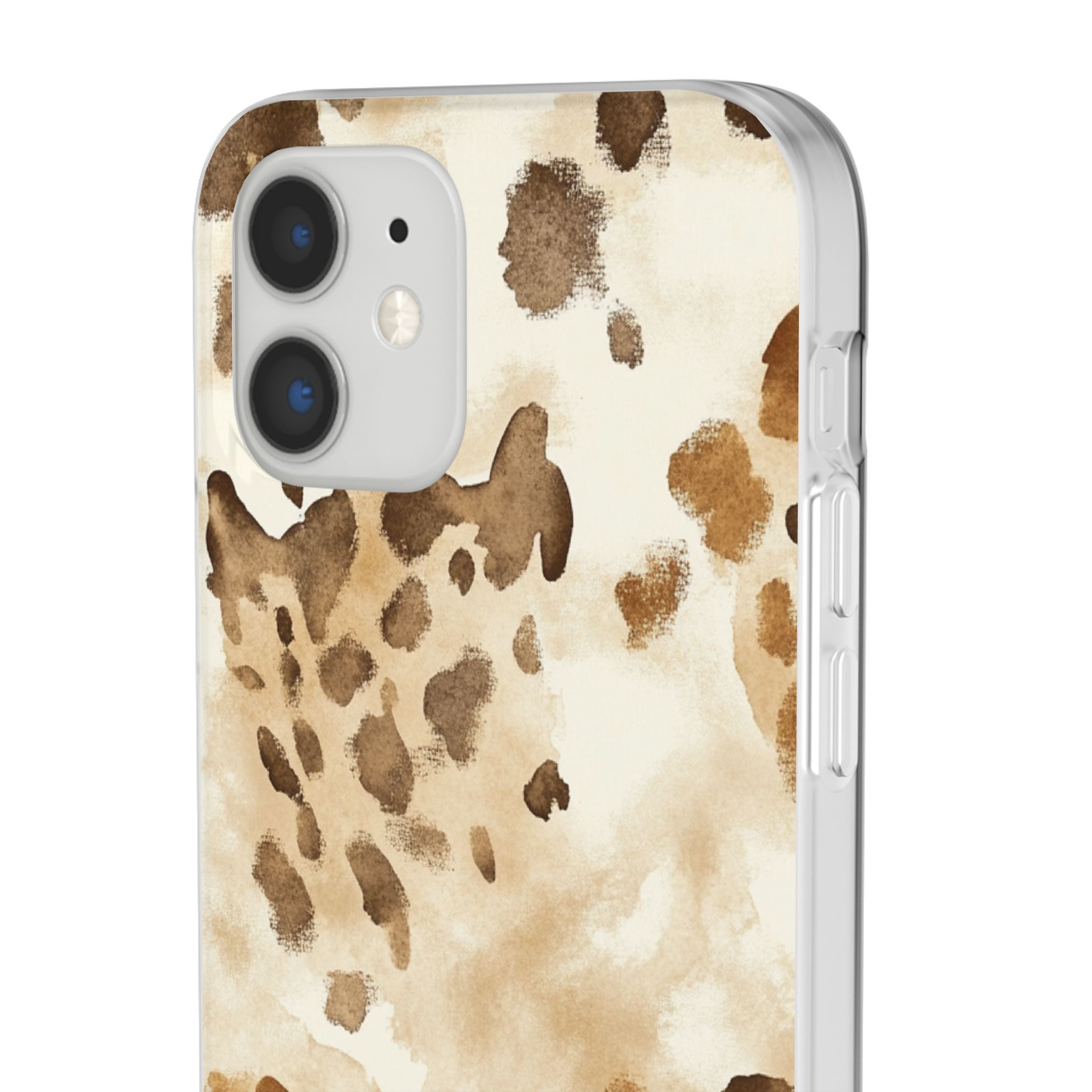 Brown and Beige Watercolor Dalmatian Phone Case, Artsulli - Art is Long, Life is Short, Phone Case, , , , , , ,