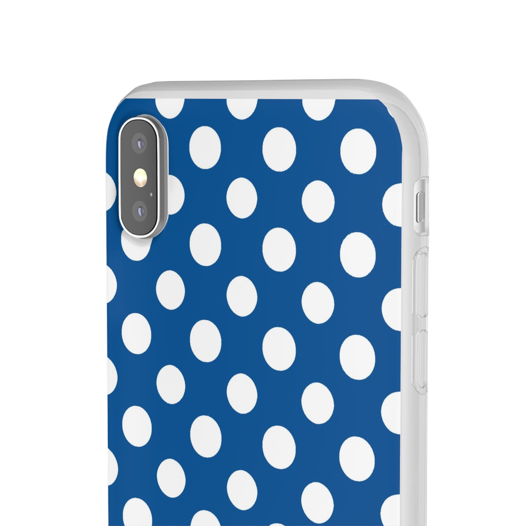 Blue and White Polka Dot iPhone Case, Artsulli - Art is Long, Life is Short, Phone Case, , , , , , ,