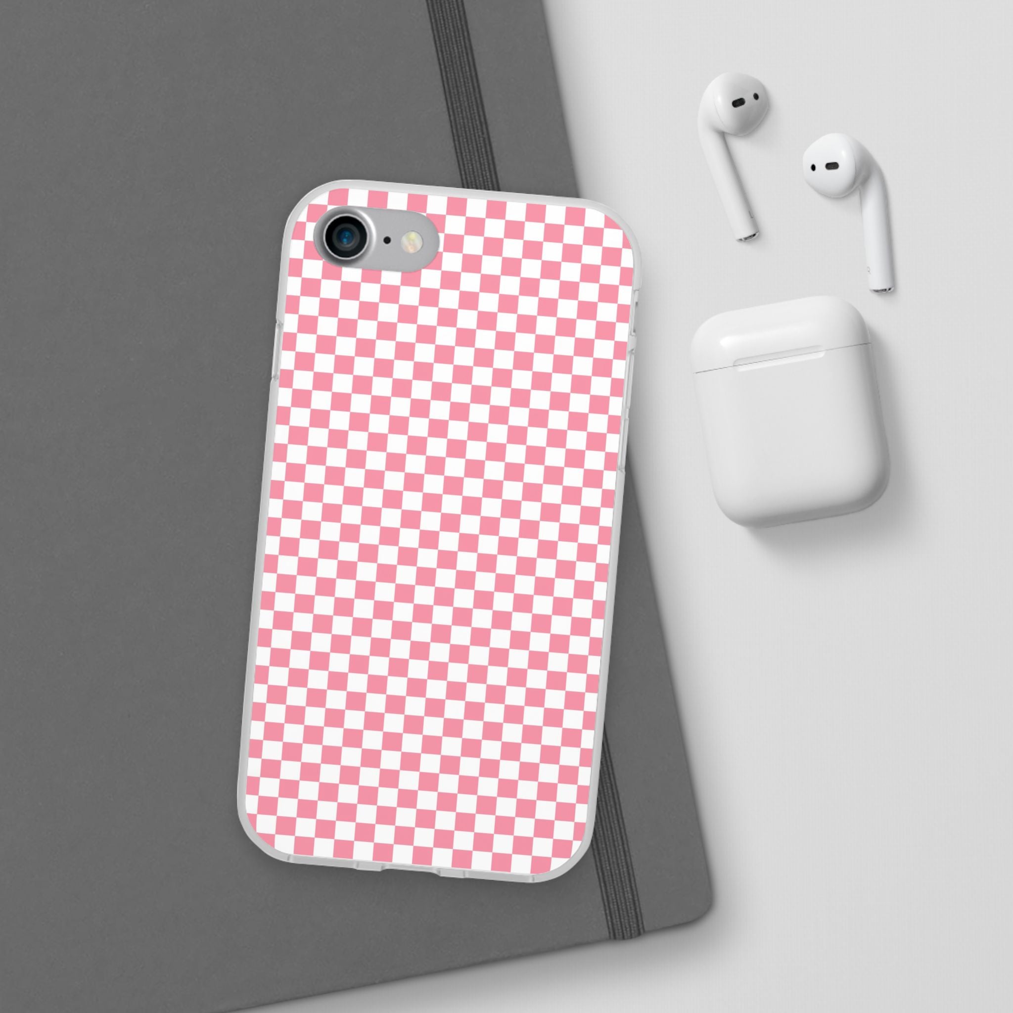 Brigandine Checkered Scene Flexi Cases, Artsulli - Art is Long, Life is Short, Phone Case, , , , , , ,