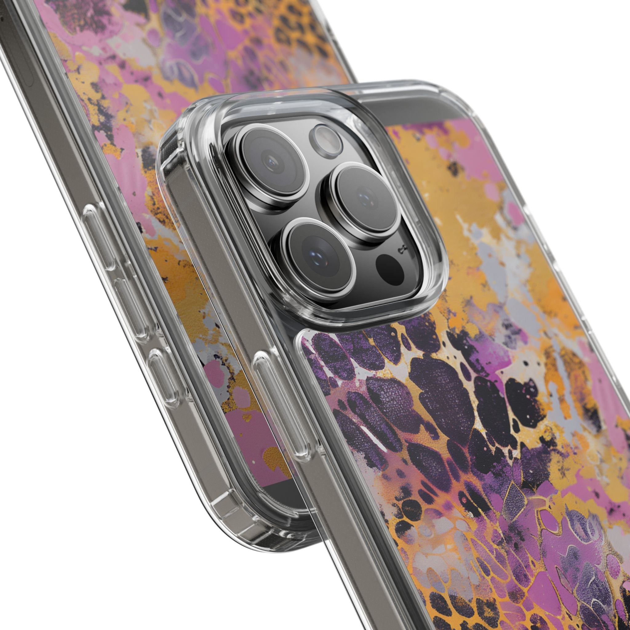 Abstract Purple Gold Fluid Art Clear Case, Artsulli - Art is Long, Life is Short, Phone Case, , , , , , ,