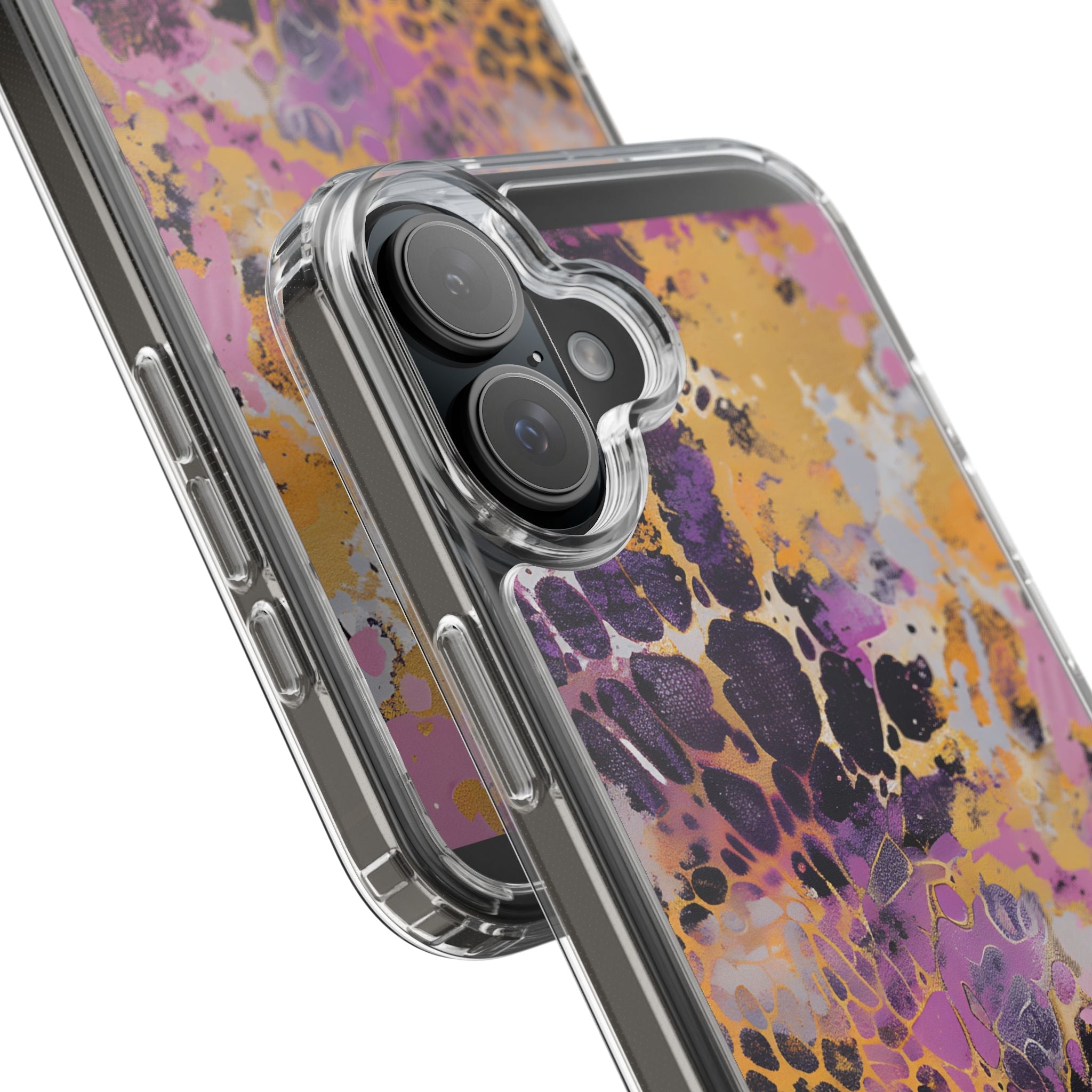 Abstract Purple Gold Fluid Art Clear Case, Artsulli - Art is Long, Life is Short, Phone Case, , , , , , ,