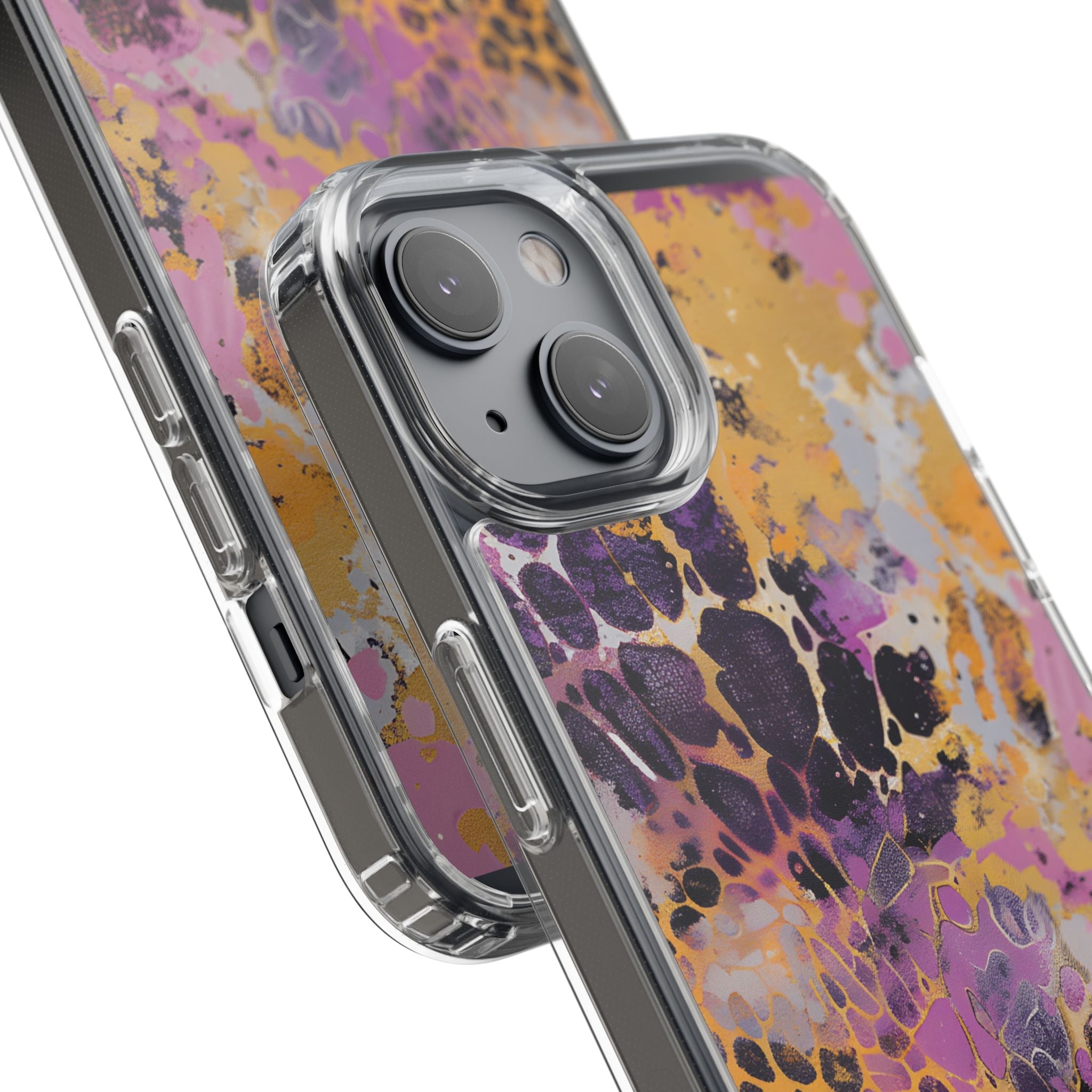 Abstract Purple Gold Fluid Art Clear Case, Artsulli - Art is Long, Life is Short, Phone Case, , , , , , ,