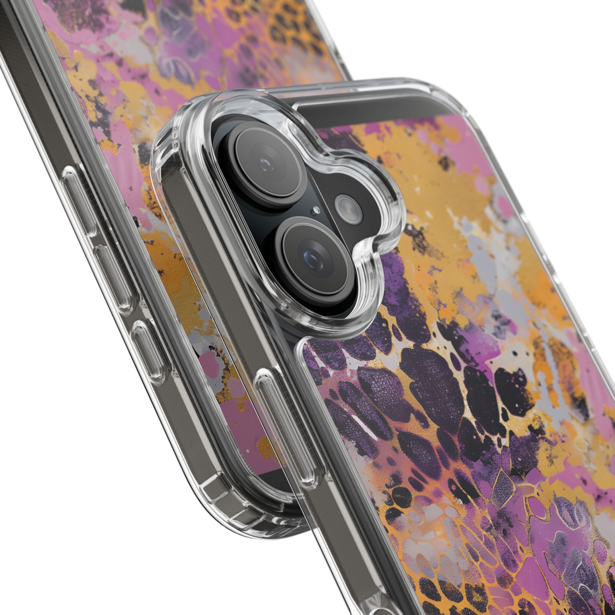 Abstract Purple Gold Fluid Art Clear Case, Artsulli - Art is Long, Life is Short, Phone Case, , , , , , ,