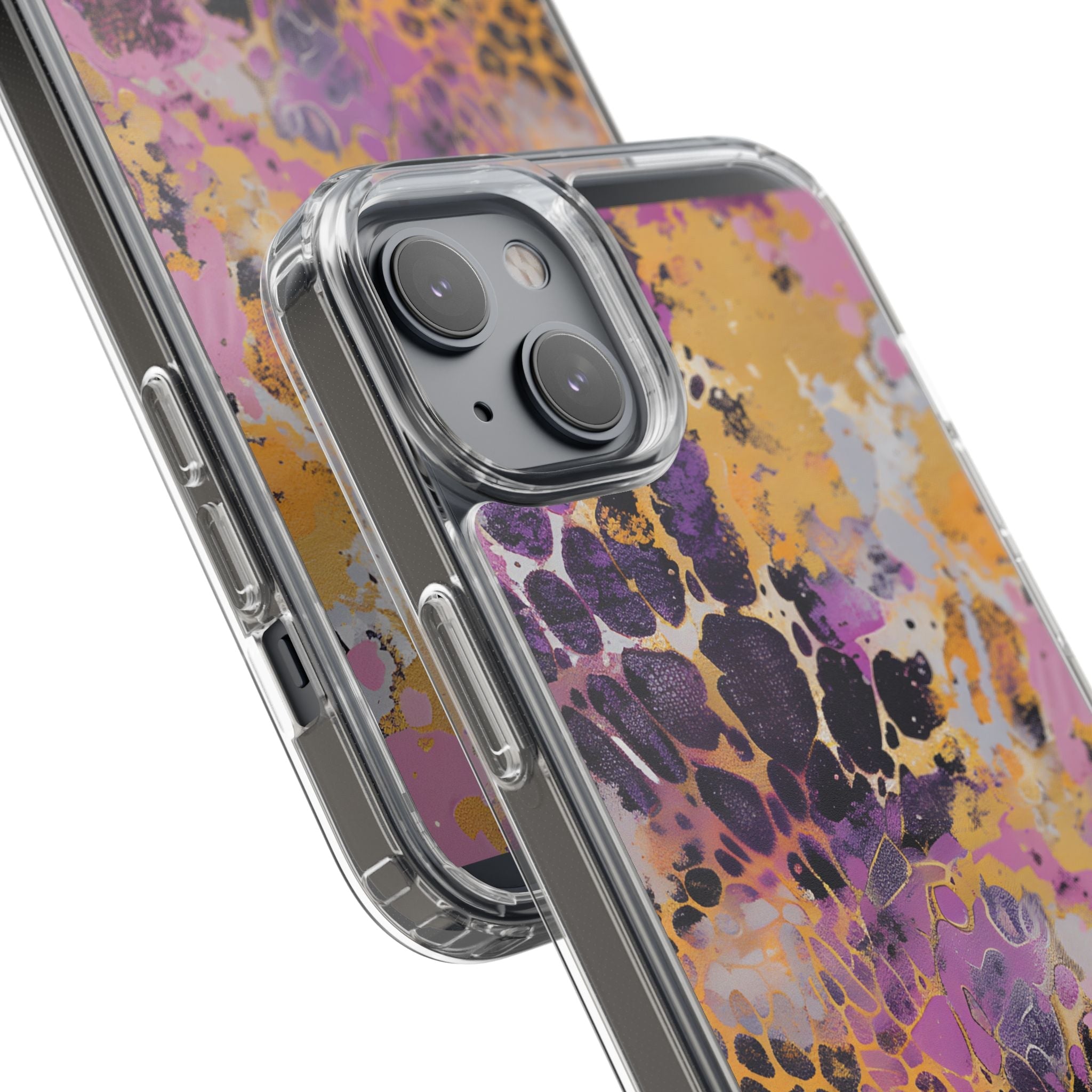 Abstract Purple Gold Fluid Art Clear Case, Artsulli - Art is Long, Life is Short, Phone Case, , , , , , ,