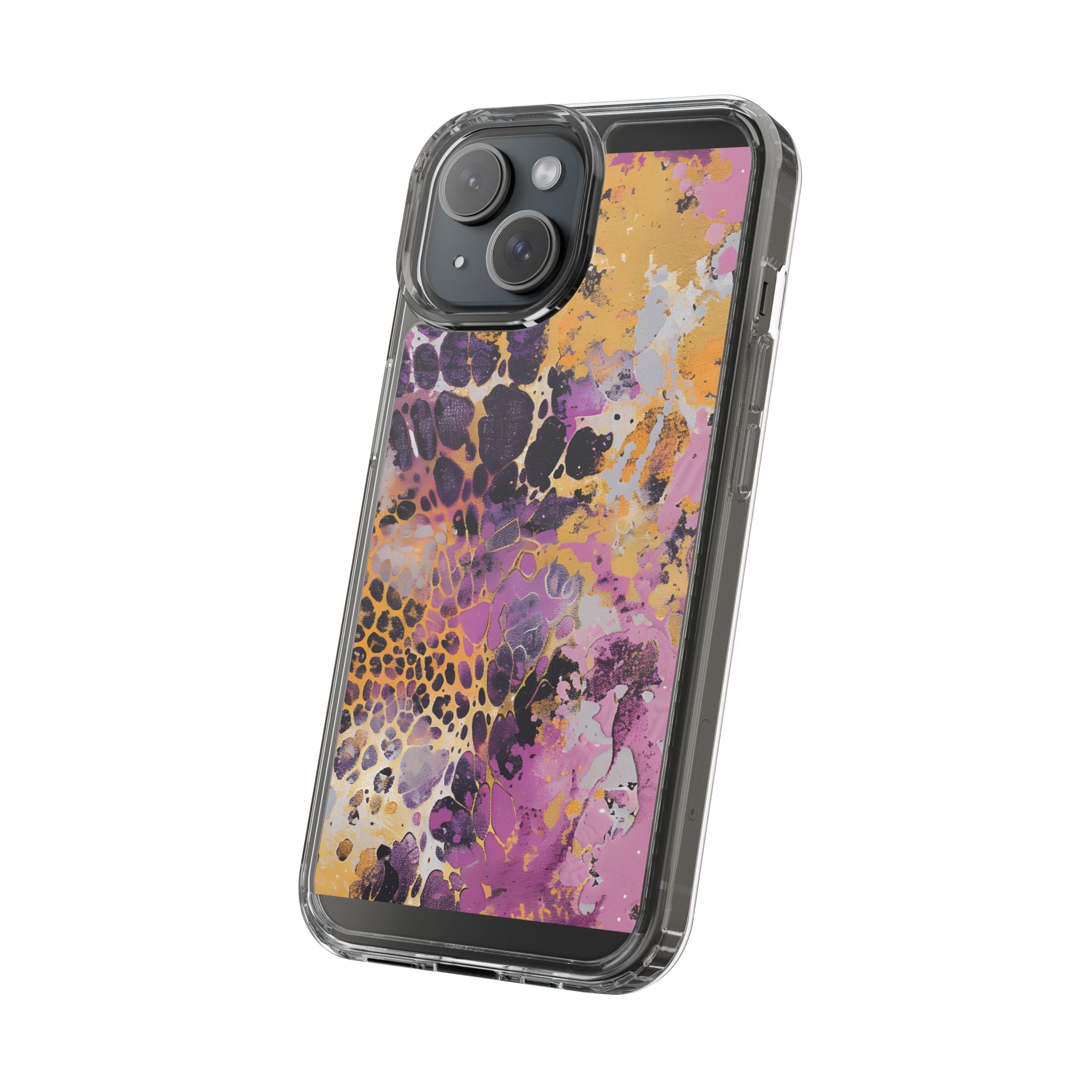 Abstract Purple Gold Fluid Art Clear Case, Artsulli - Art is Long, Life is Short, Phone Case, , , , , , ,