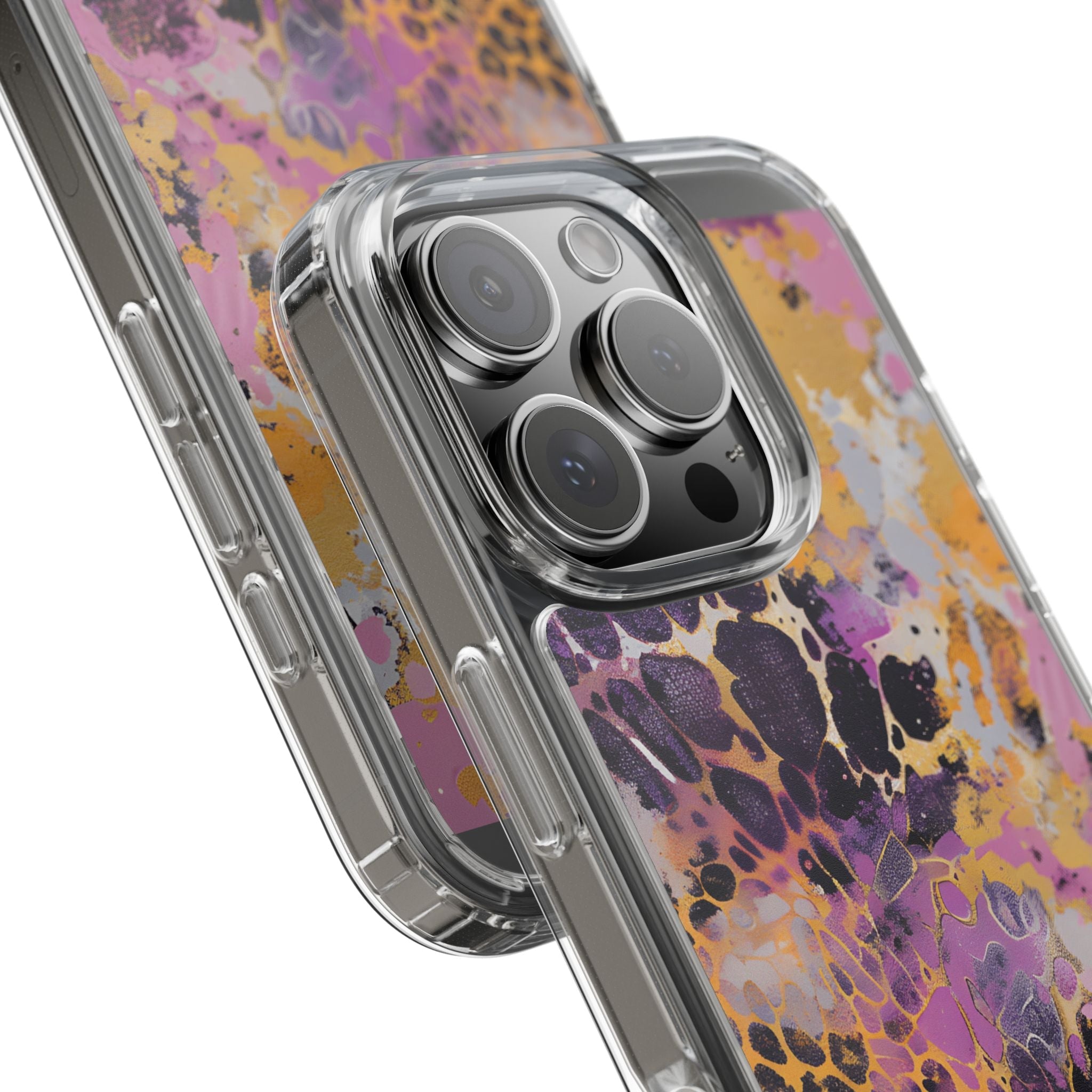 Abstract Purple Gold Fluid Art Clear Case, Artsulli - Art is Long, Life is Short, Phone Case, , , , , , ,