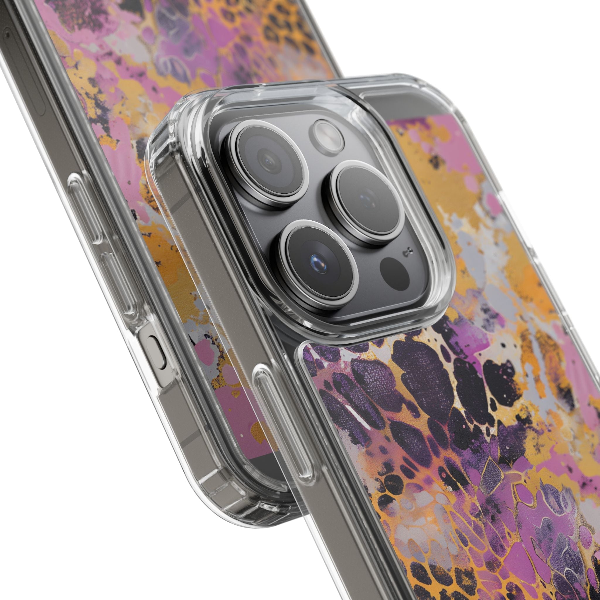 Abstract Purple Gold Fluid Art Clear Case, Artsulli - Art is Long, Life is Short, Phone Case, , , , , , ,