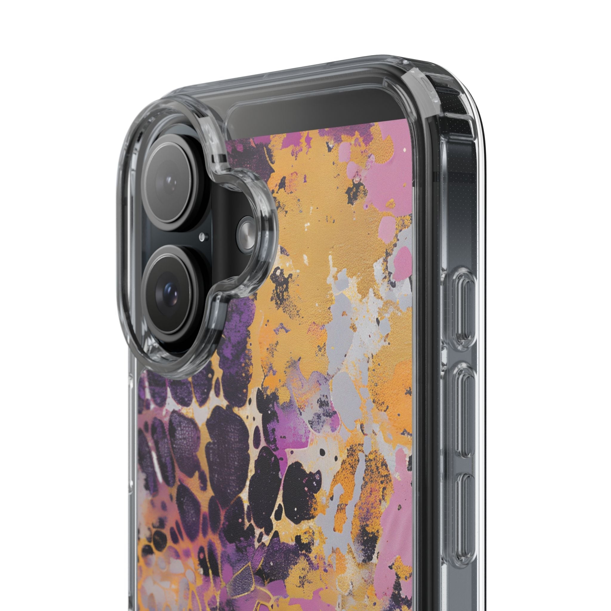 Abstract Purple Gold Fluid Art Clear Case, Artsulli - Art is Long, Life is Short, Phone Case, , , , , , ,