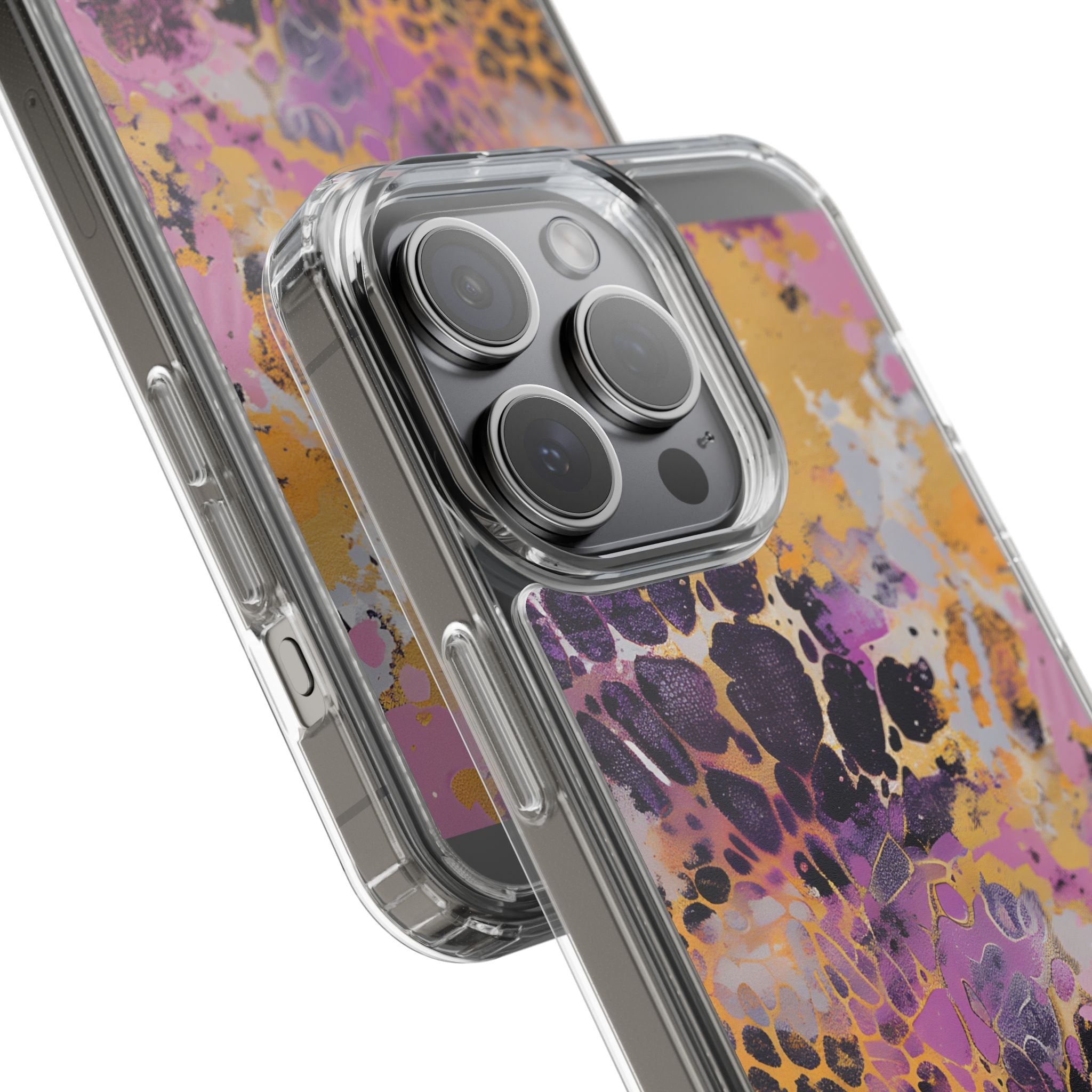 Abstract Purple Gold Fluid Art Clear Case, Artsulli - Art is Long, Life is Short, Phone Case, , , , , , ,