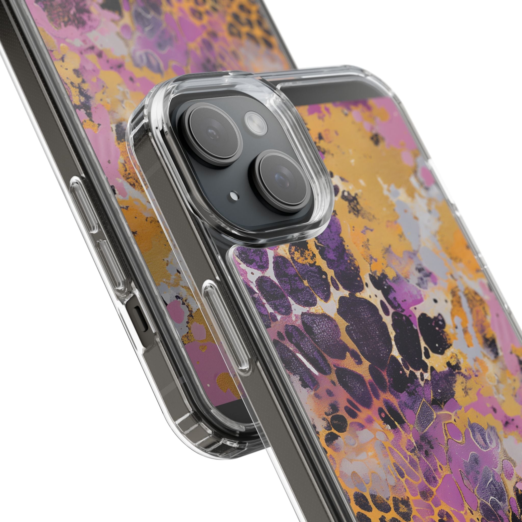 Abstract Purple Gold Fluid Art Clear Case, Artsulli - Art is Long, Life is Short, Phone Case, , , , , , ,