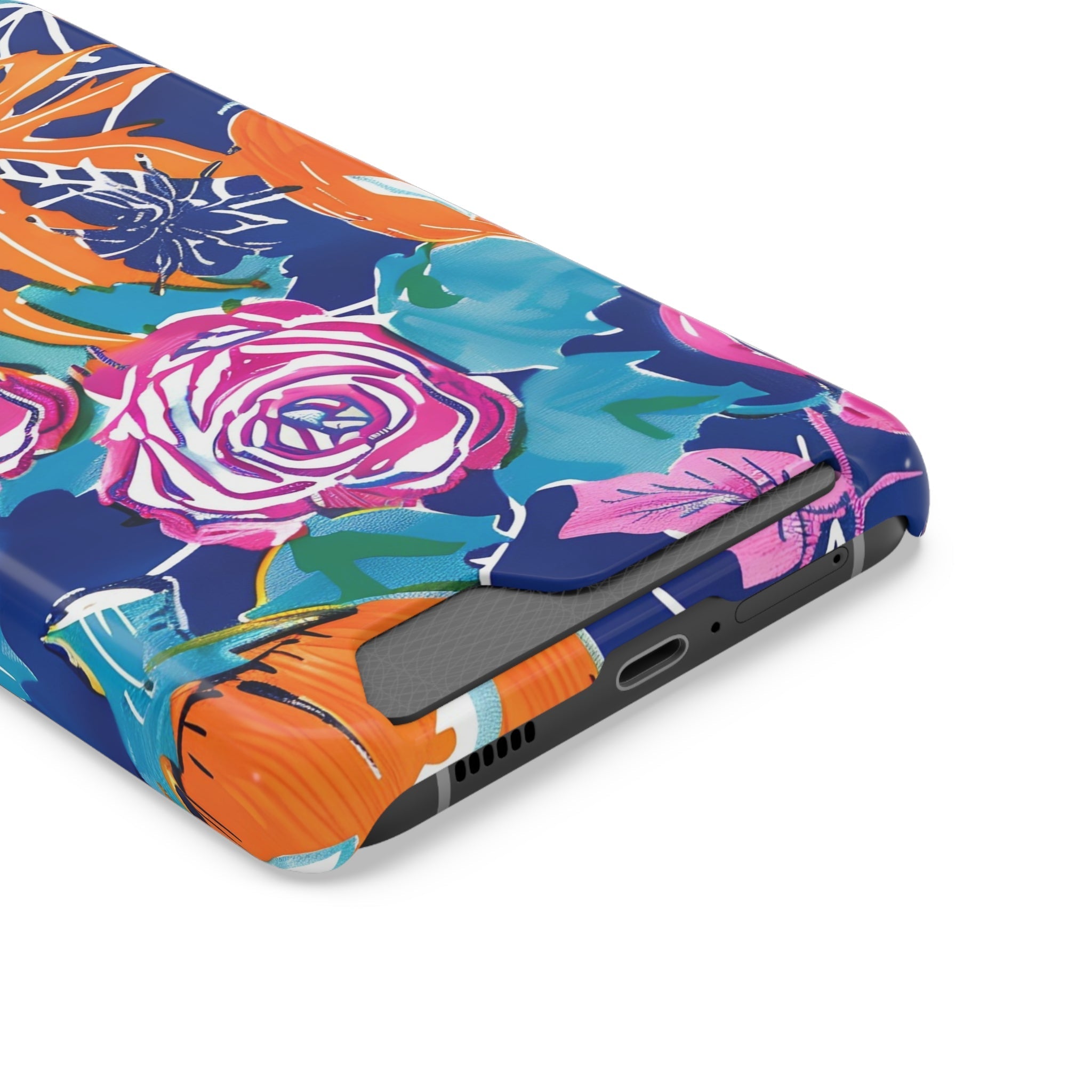 Blue Floral Spiderweb Phone Case, Artsulli - Art is Long, Life is Short, Phone Case, , , , , , ,