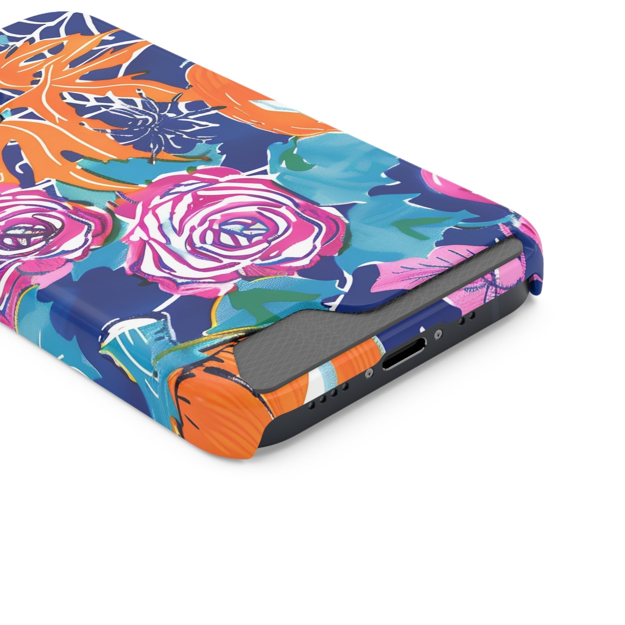 Blue Floral Spiderweb Phone Case, Artsulli - Art is Long, Life is Short, Phone Case, , , , , , ,