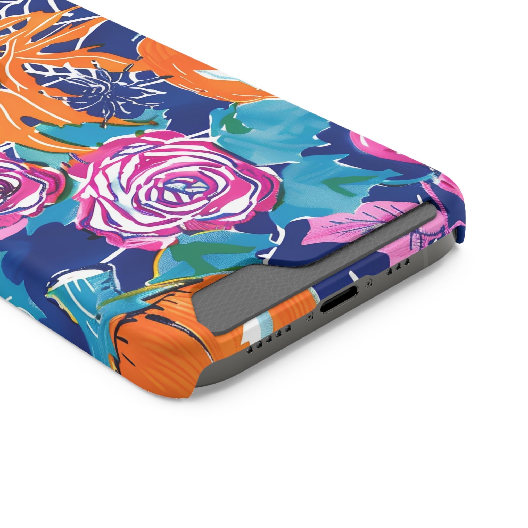 Blue Floral Spiderweb Phone Case, Artsulli - Art is Long, Life is Short, Phone Case, , , , , , ,
