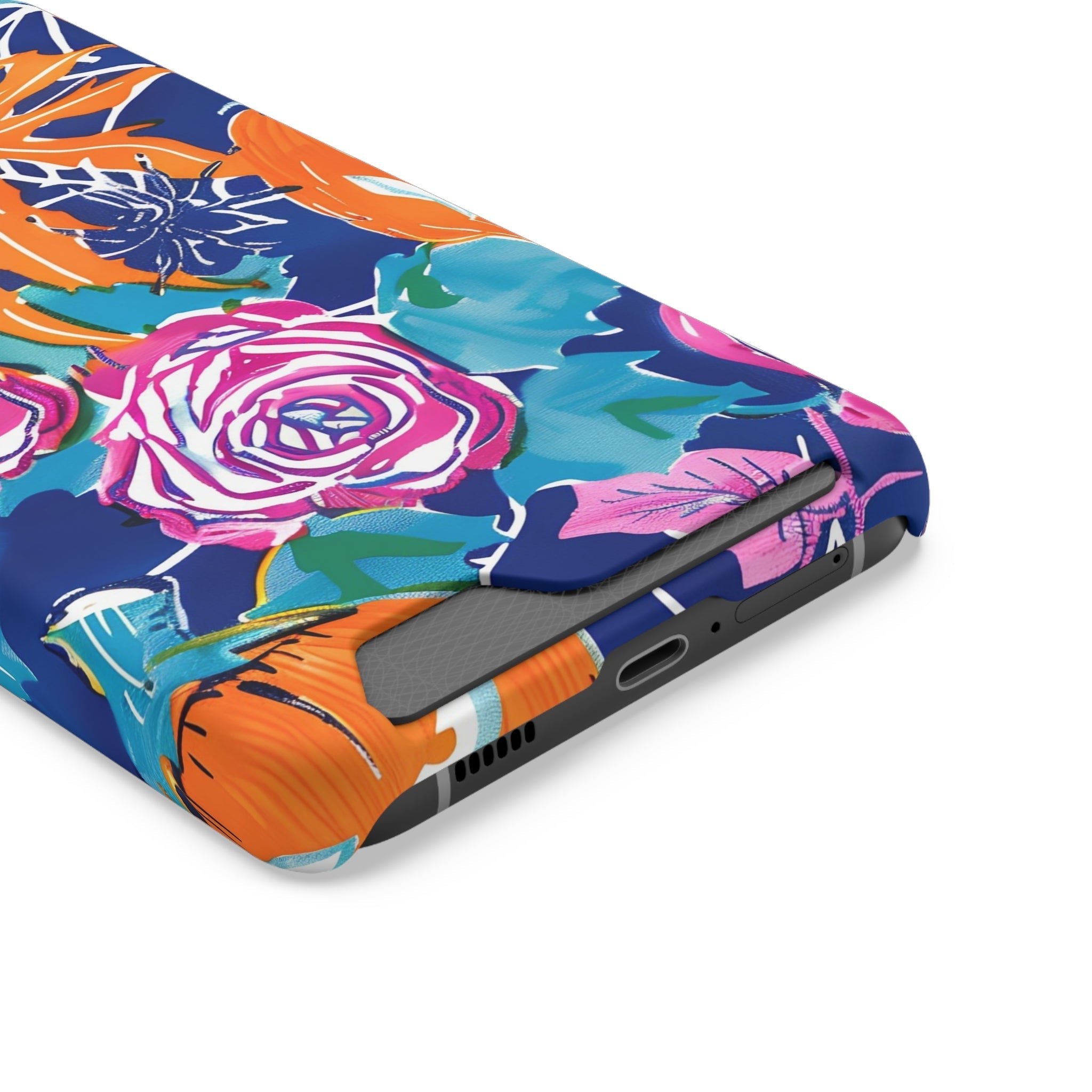 Blue Floral Spiderweb Phone Case, Artsulli - Art is Long, Life is Short, Phone Case, , , , , , ,