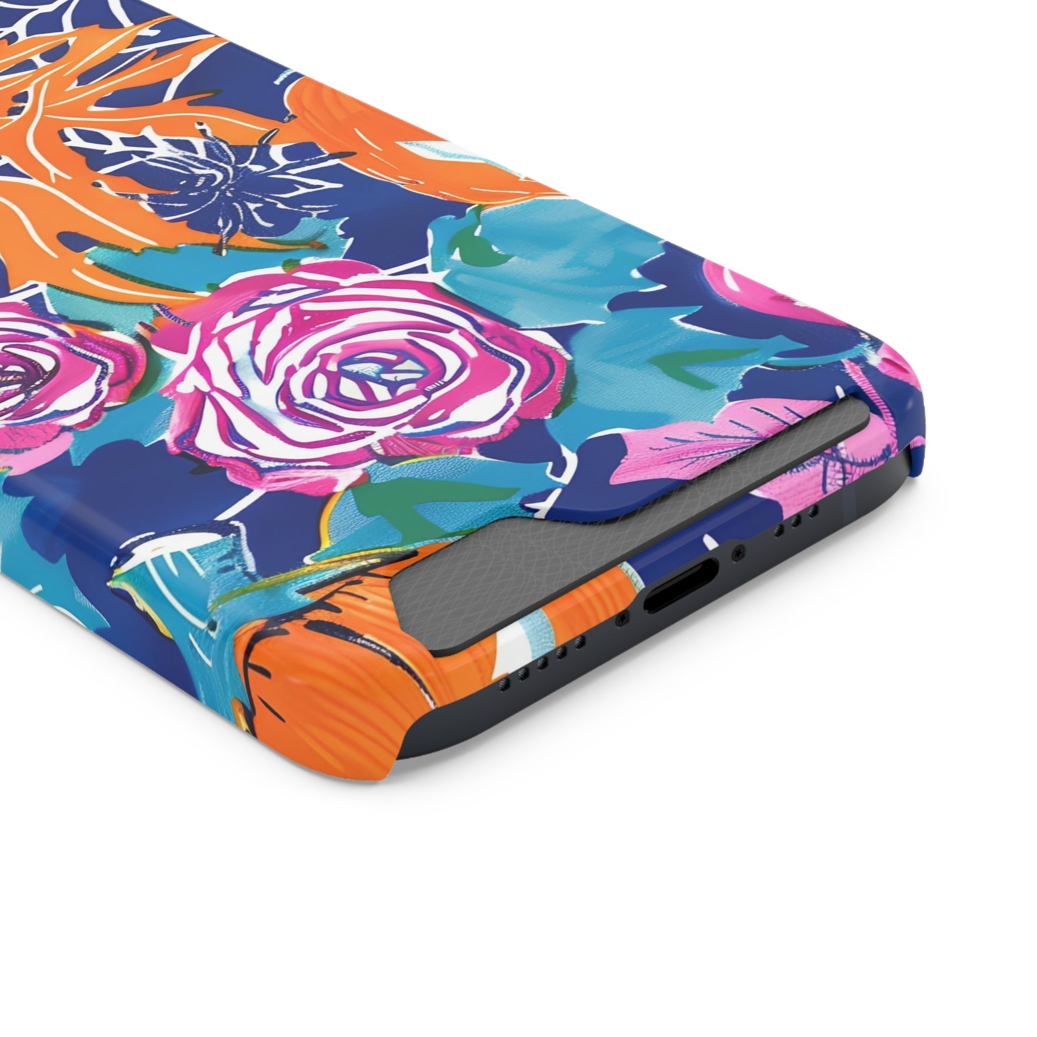 Blue Floral Spiderweb Phone Case, Artsulli - Art is Long, Life is Short, Phone Case, , , , , , ,