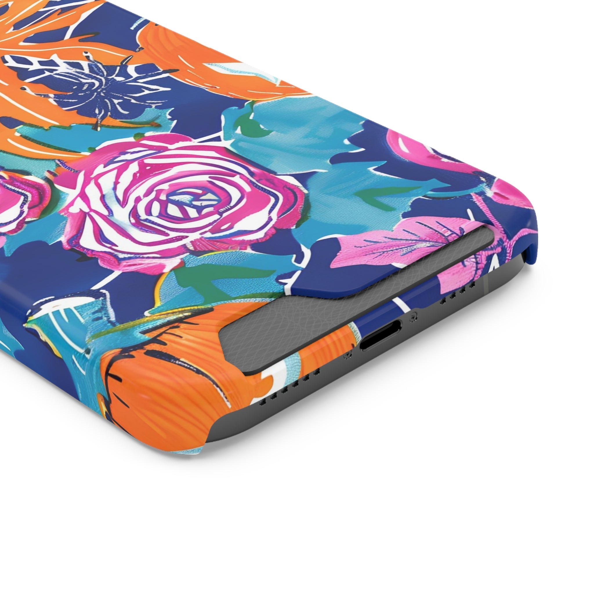 Blue Floral Spiderweb Phone Case, Artsulli - Art is Long, Life is Short, Phone Case, , , , , , ,