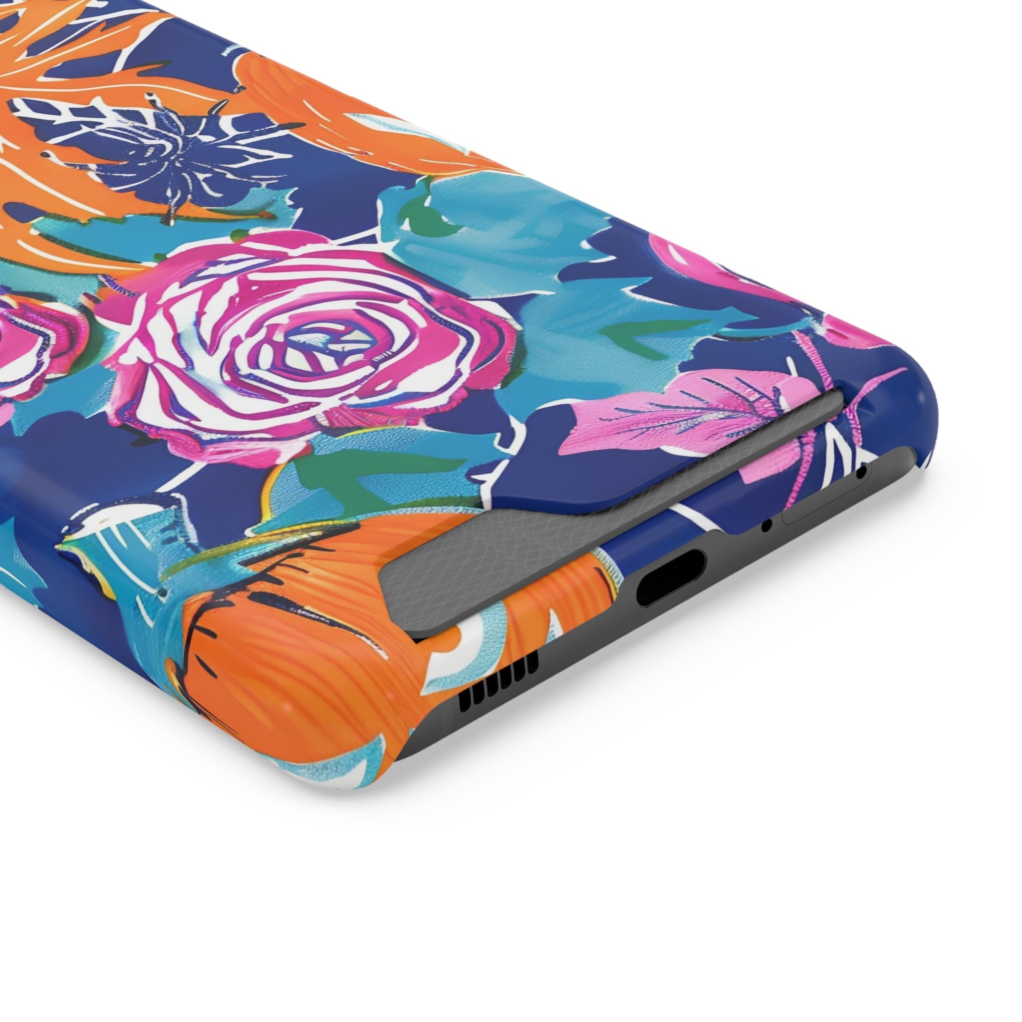 Blue Floral Spiderweb Phone Case, Artsulli - Art is Long, Life is Short, Phone Case, , , , , , ,
