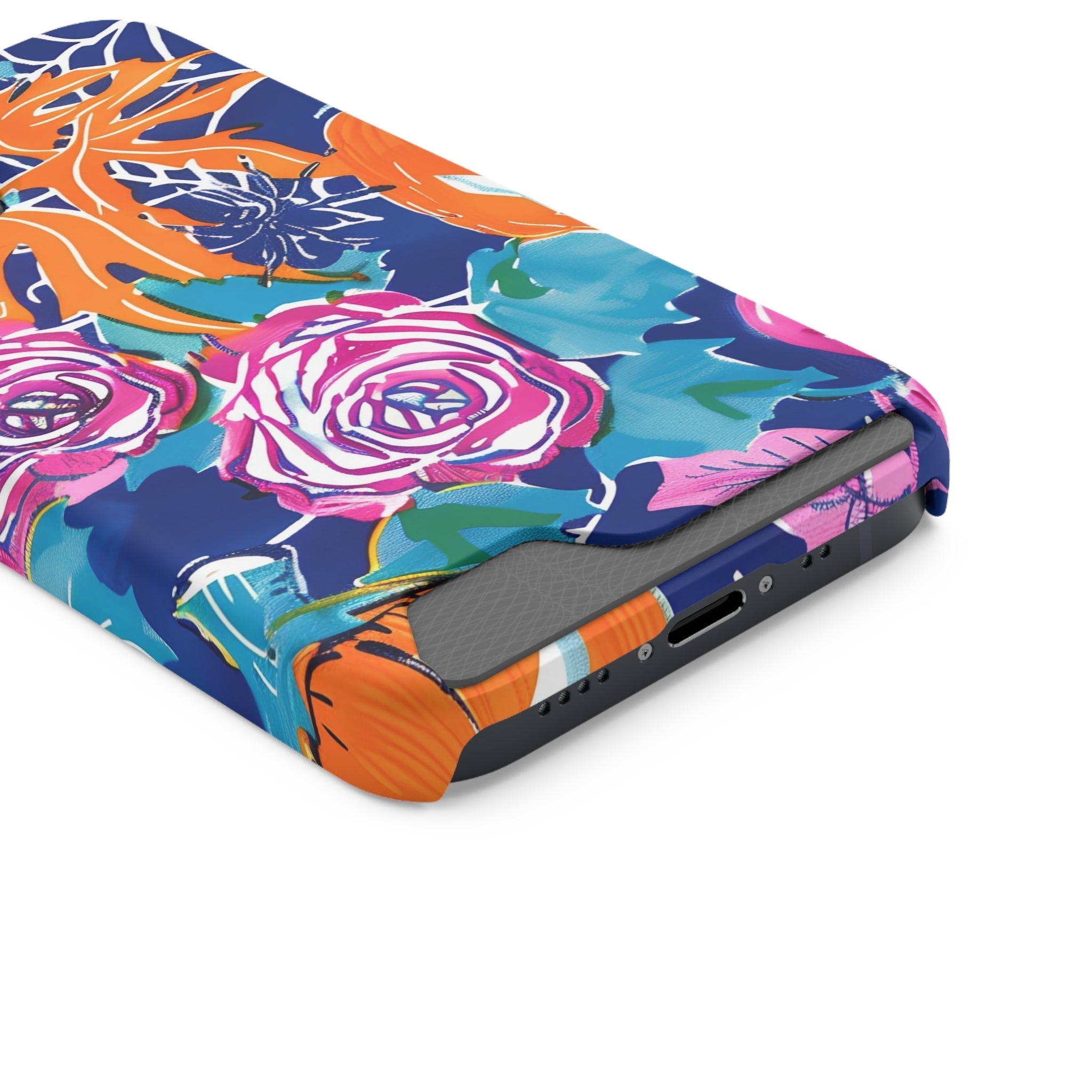 Blue Floral Spiderweb Phone Case, Artsulli - Art is Long, Life is Short, Phone Case, , , , , , ,