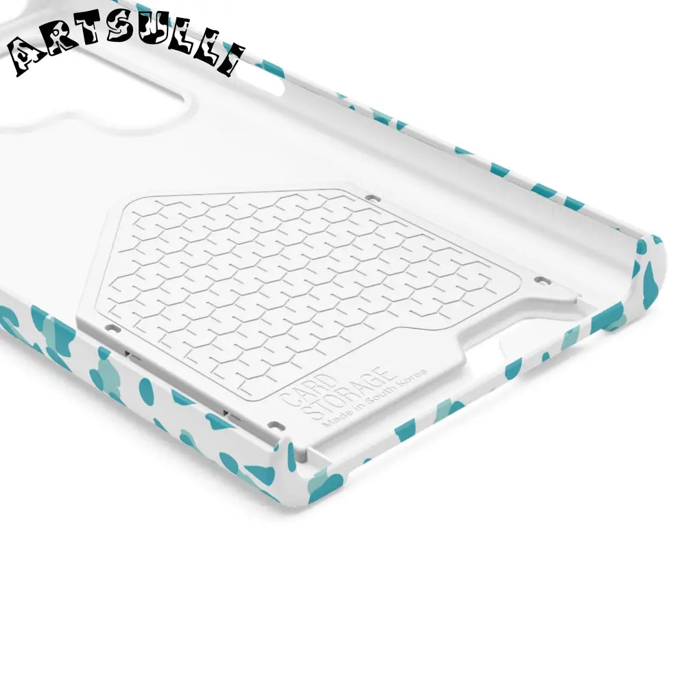 Blue Leopard Print Phone Case, Artsulli - Art is Long, Life is Short, Phone Case, , , , , , ,