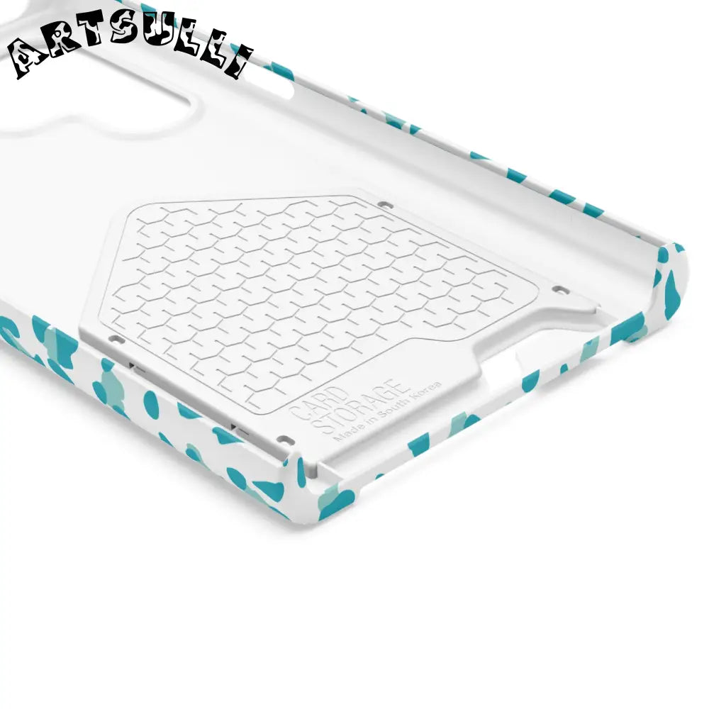 Blue Leopard Print Phone Case, Artsulli - Art is Long, Life is Short, Phone Case, , , , , , ,