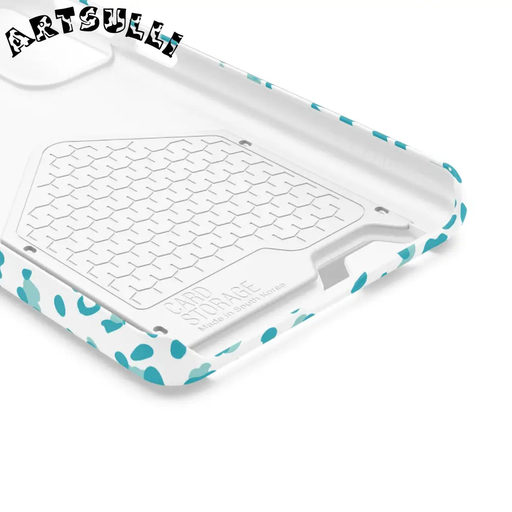 Blue Leopard Print Phone Case, Artsulli - Art is Long, Life is Short, Phone Case, , , , , , ,