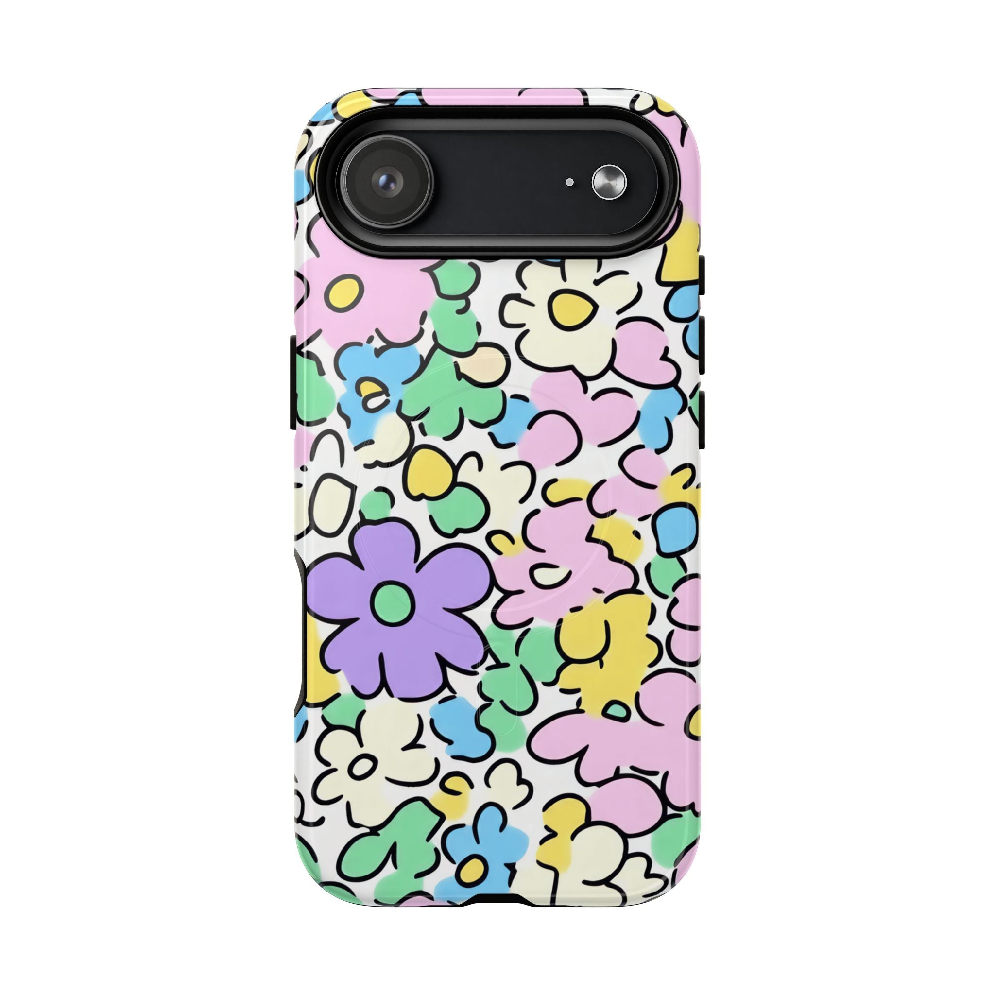 Colorful Floral MagSafe Phone Case, Artsulli - Art is Long, Life is Short, Phone Case, Size, iPhone 17 Air, Surface, Glossy, , , 11824706563740562281
