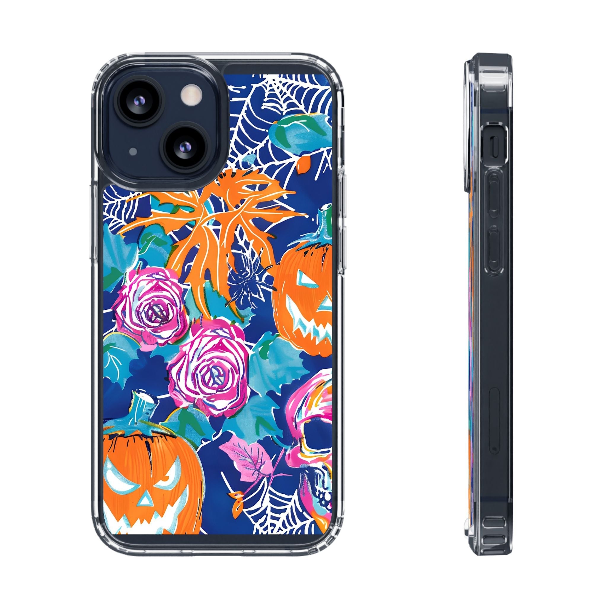 Colorful Halloween Clear Case, Artsulli - Art is Long, Life is Short, Phone Case, Size, iPhone 13 Mini, Surface, With gift packaging, , , 58121235388330928820