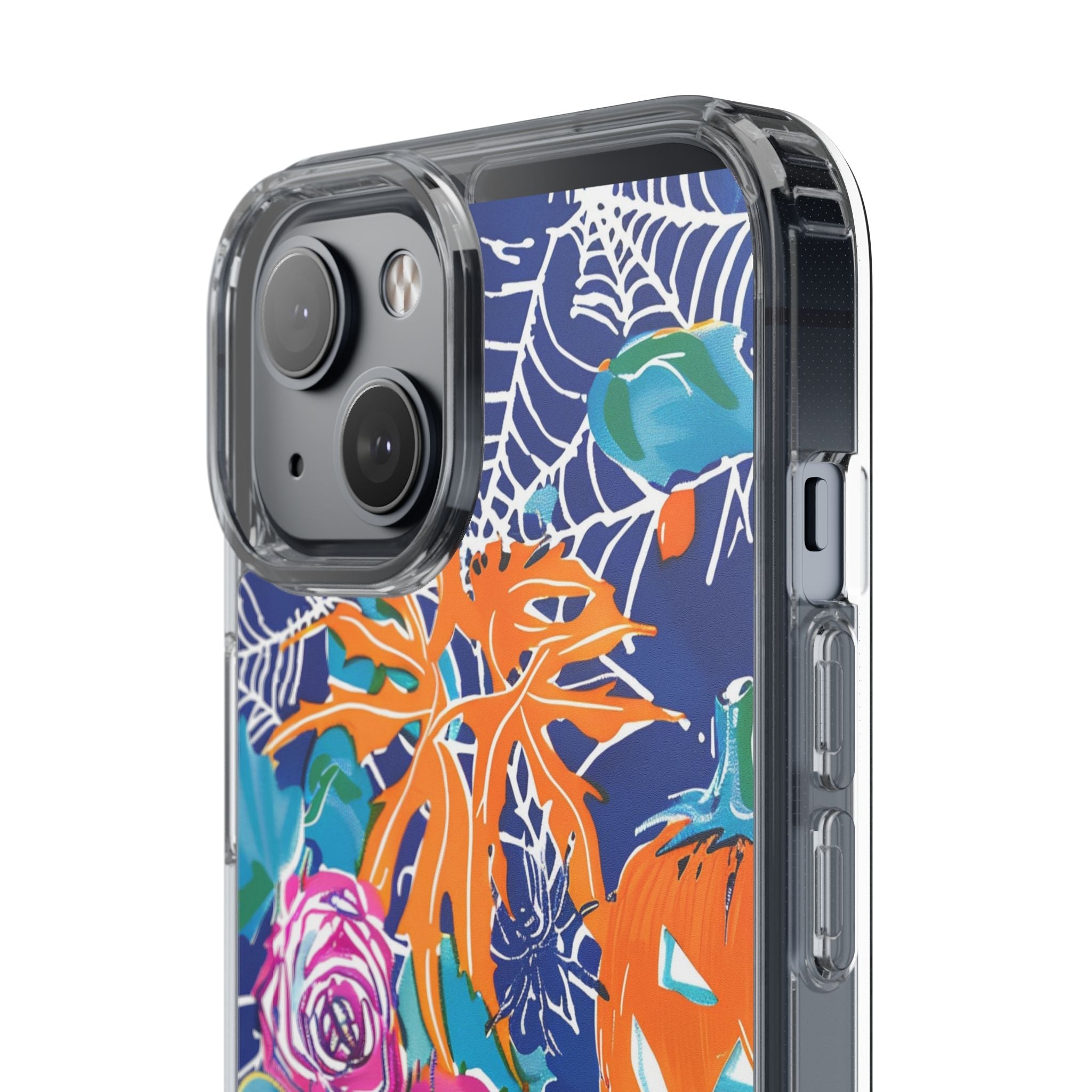 Colorful Halloween Clear Case, Artsulli - Art is Long, Life is Short, Phone Case, , , , , , ,