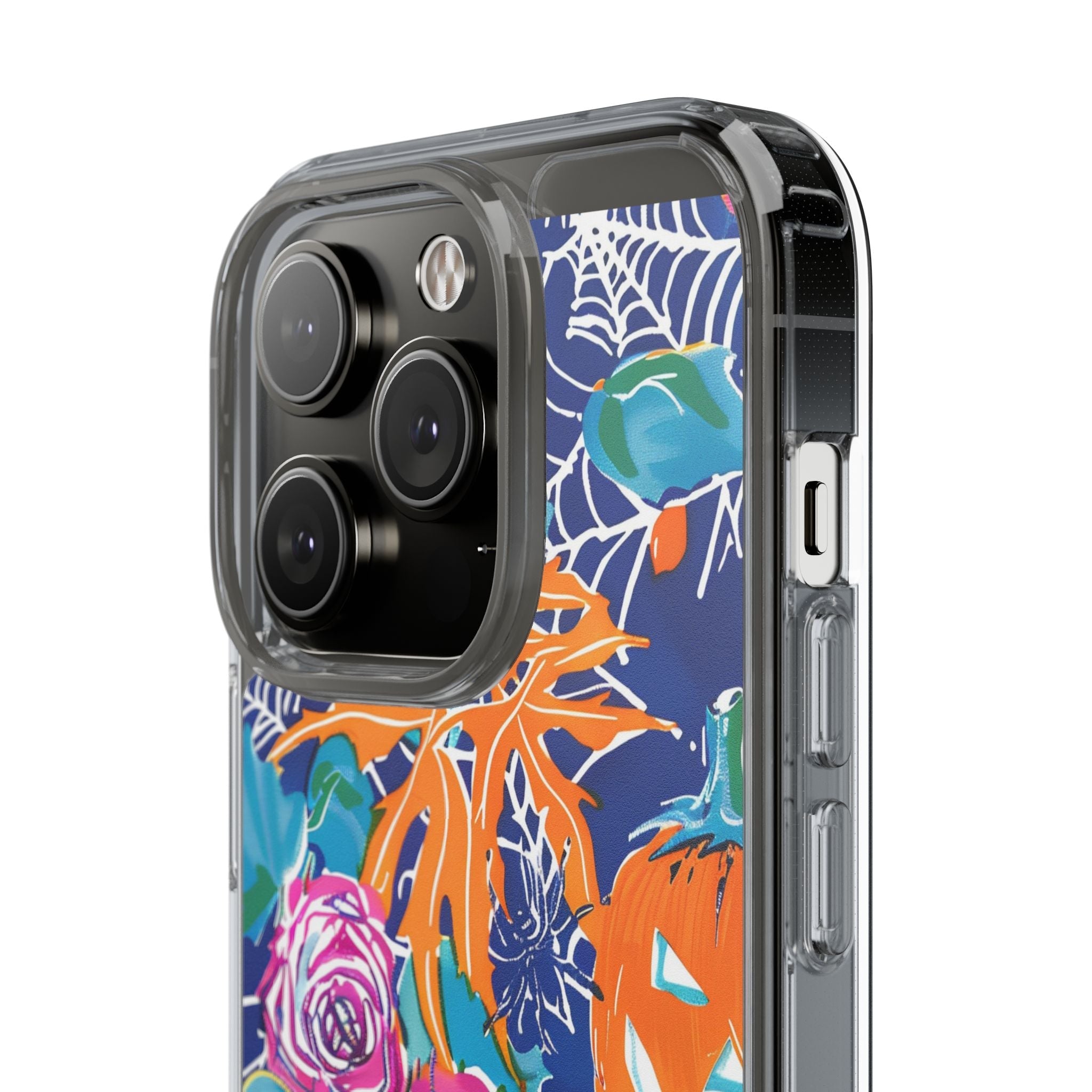 Colorful Halloween Clear Case, Artsulli - Art is Long, Life is Short, Phone Case, , , , , , ,