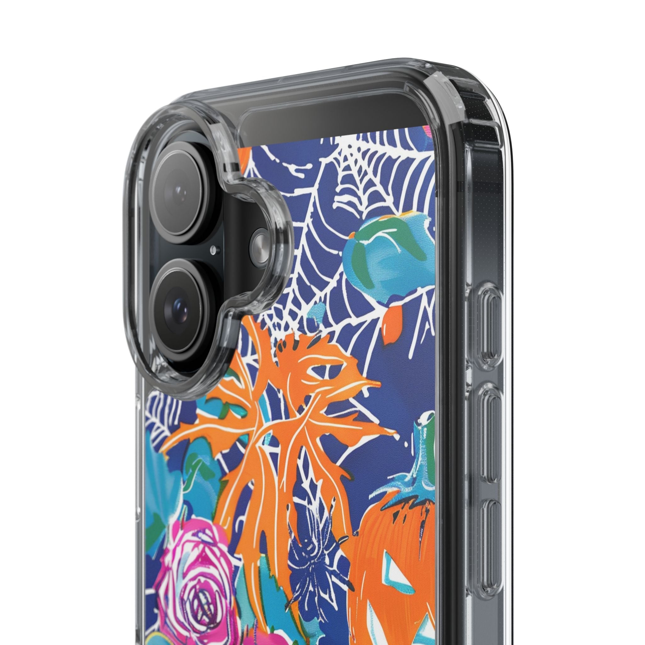 Colorful Halloween Clear Case, Artsulli - Art is Long, Life is Short, Phone Case, , , , , , ,