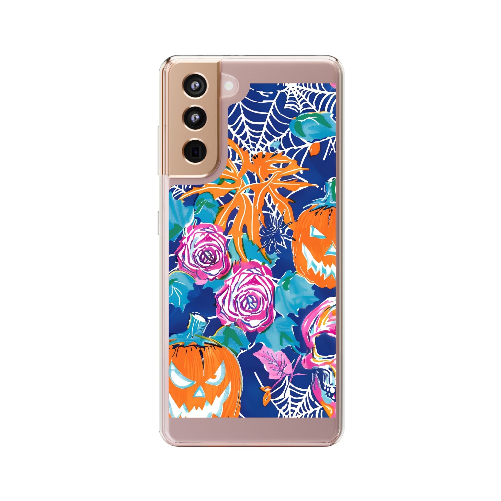 Colorful Halloween Clear Case, Artsulli - Art is Long, Life is Short, Phone Case, Size, Samsung Galaxy S21, Surface, With gift packaging, , , 39228861264554901470