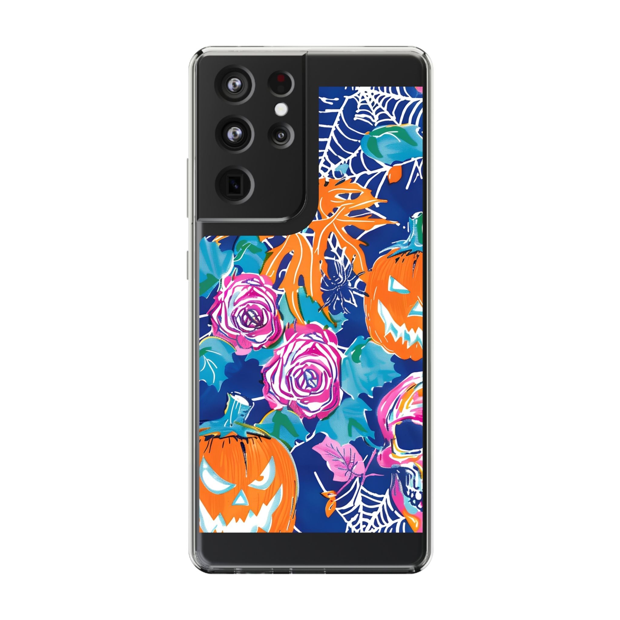 Colorful Halloween Clear Case, Artsulli - Art is Long, Life is Short, Phone Case, Size, Samsung Galaxy S21 Ultra, Surface, With gift packaging, , , 17532186851535445838