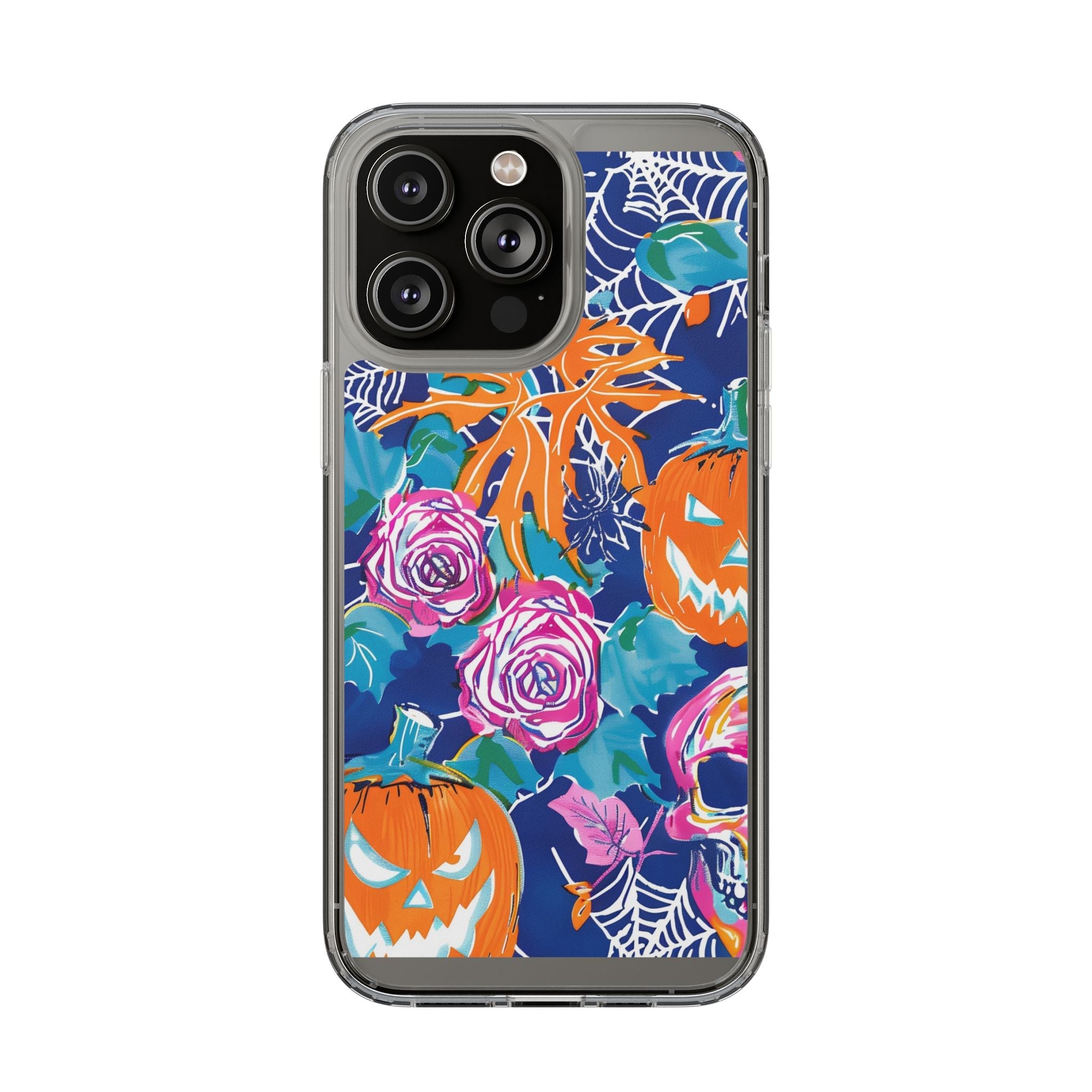 Colorful Halloween Clear Case, Artsulli - Art is Long, Life is Short, Phone Case, Size, iPhone 14 Pro Max, Surface, Without gift packaging, , , 16738032299309899771