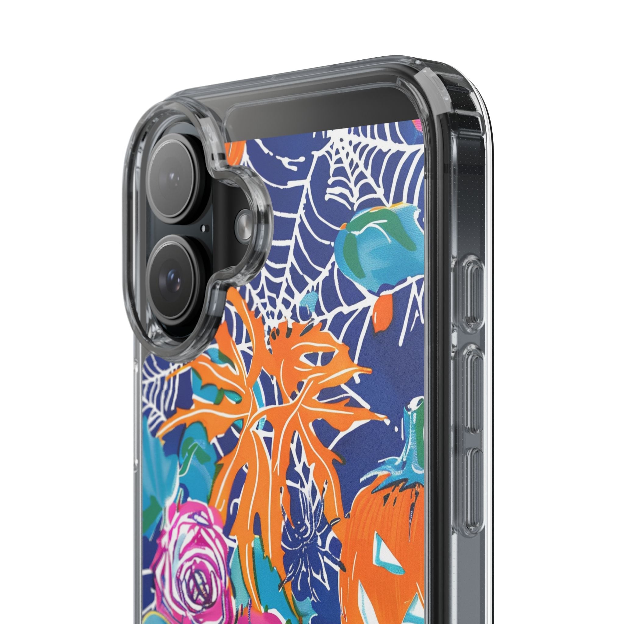 Colorful Halloween Clear Case, Artsulli - Art is Long, Life is Short, Phone Case, , , , , , ,