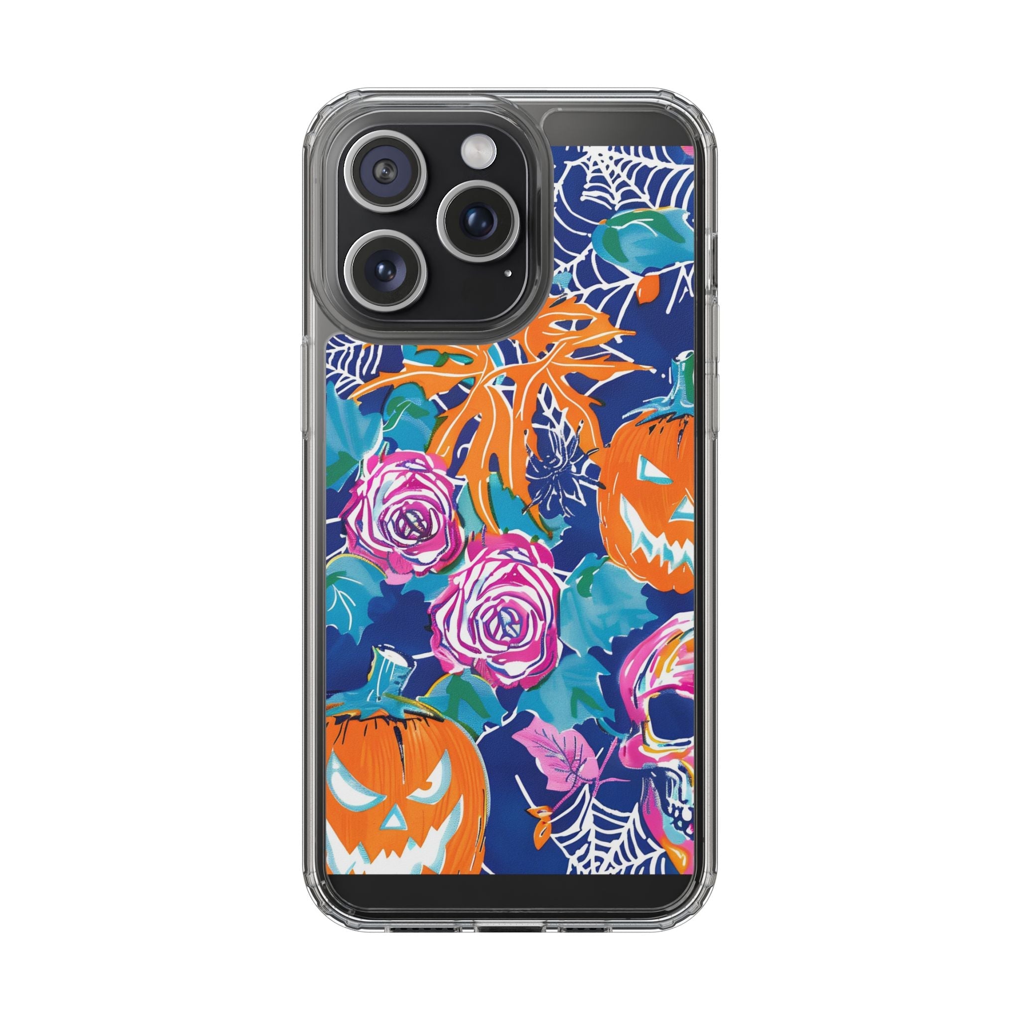 Colorful Halloween Clear Case, Artsulli - Art is Long, Life is Short, Phone Case, Size, iPhone 15 Pro Max, Surface, Without gift packaging, , , 16036156755679445902