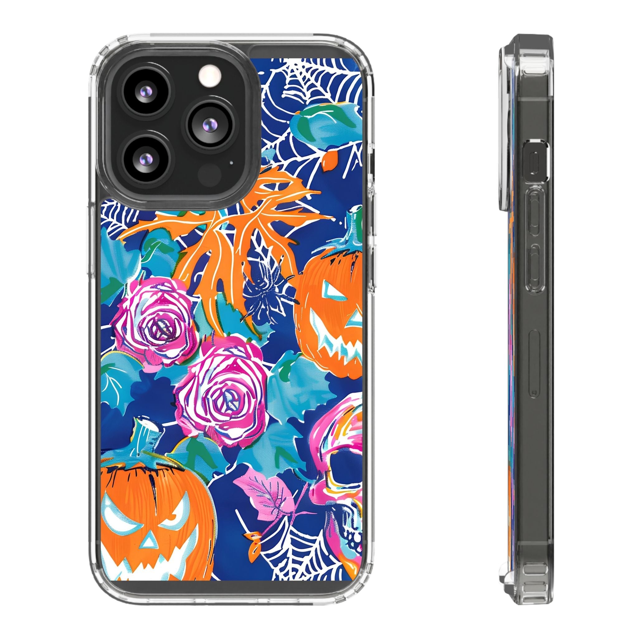 Colorful Halloween Clear Case, Artsulli - Art is Long, Life is Short, Phone Case, Size, iPhone 13 Pro, Surface, With gift packaging, , , 71373135669590596519