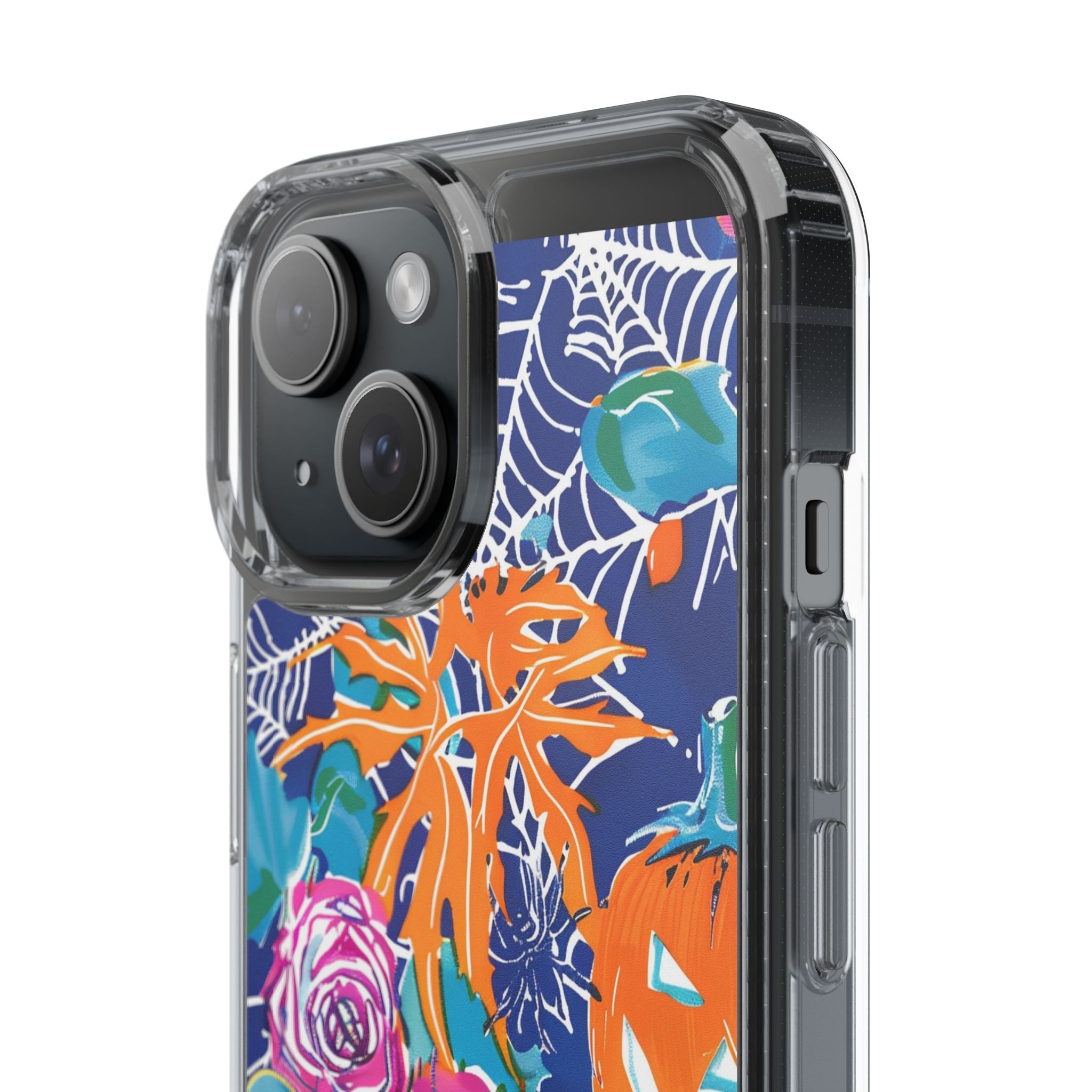 Colorful Halloween Clear Case, Artsulli - Art is Long, Life is Short, Phone Case, , , , , , ,