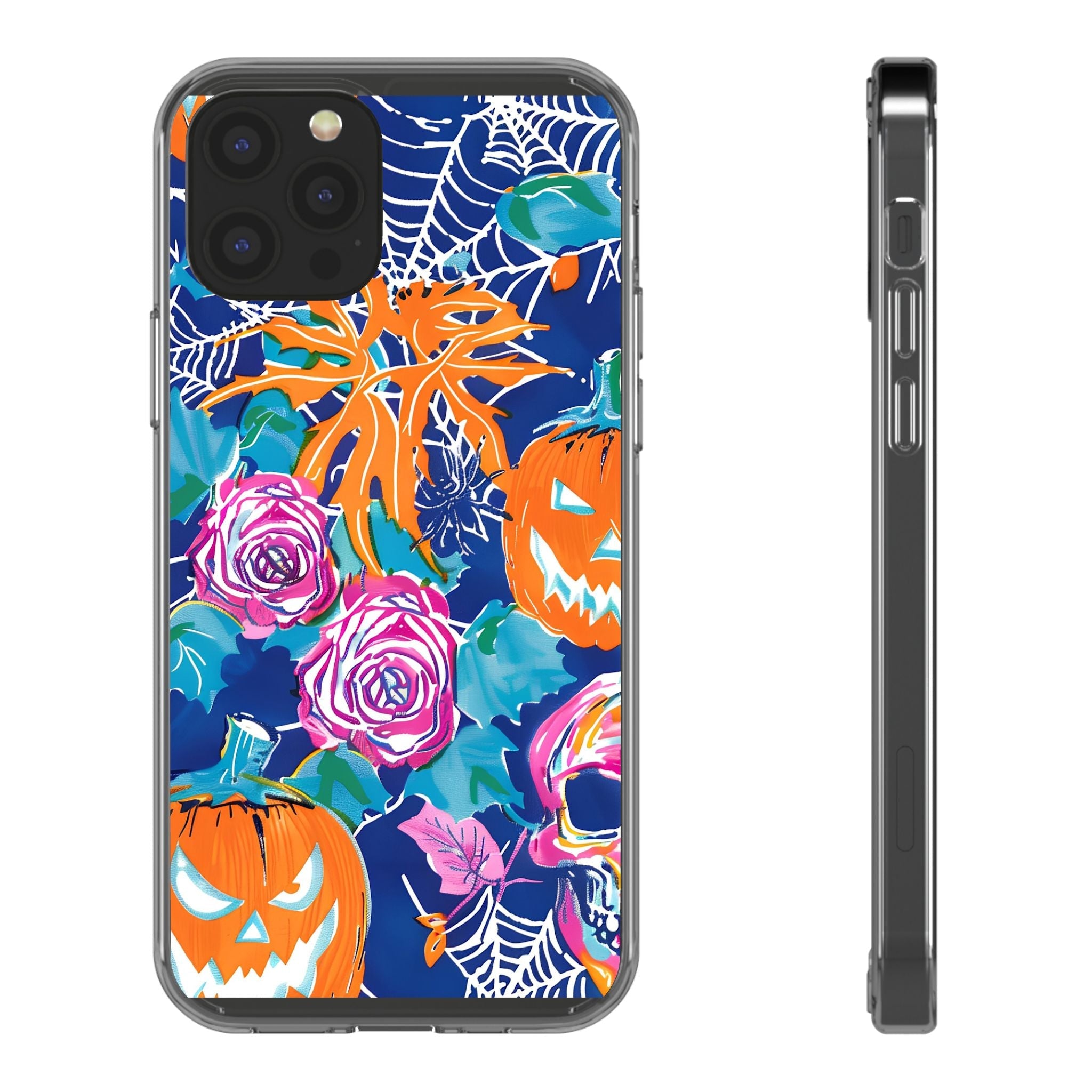 Colorful Halloween Clear Case, Artsulli - Art is Long, Life is Short, Phone Case, Size, iPhone 12 Pro, Surface, Without gift packaging, , , 80178868636587616020