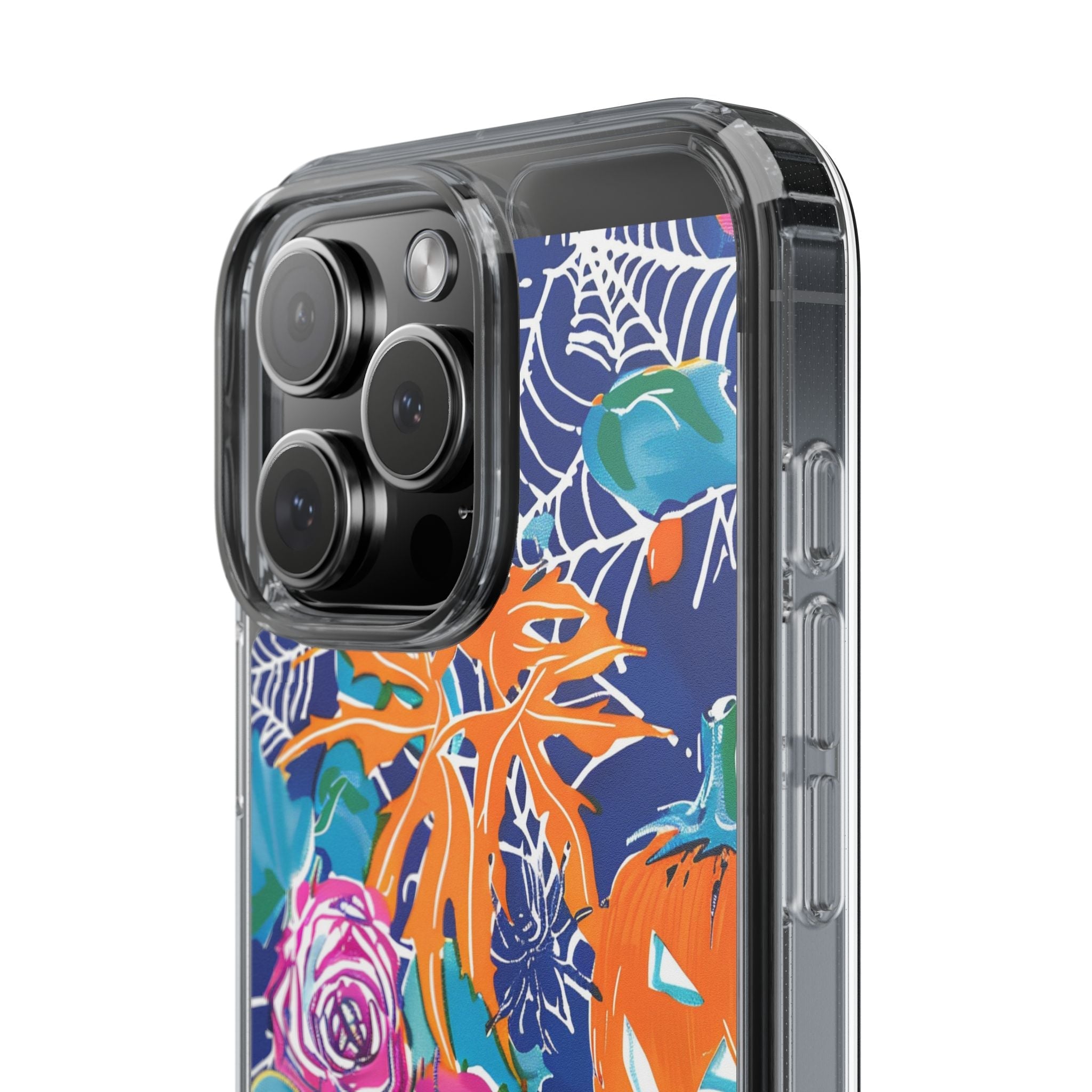 Colorful Halloween Clear Case, Artsulli - Art is Long, Life is Short, Phone Case, , , , , , ,