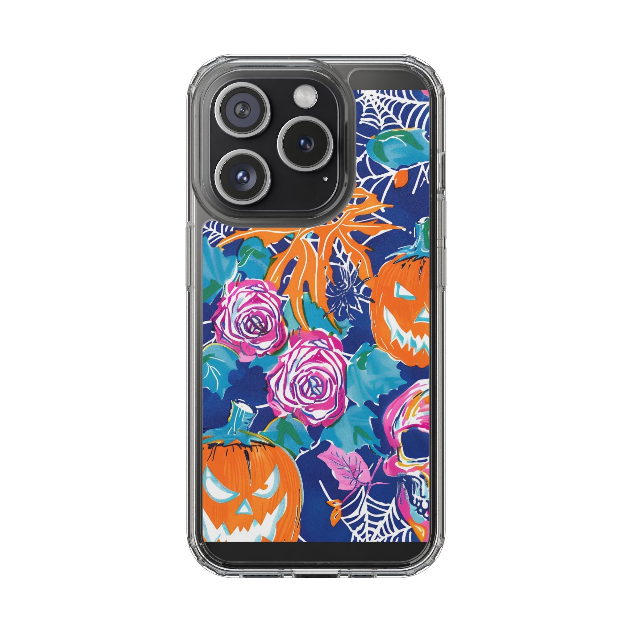 Colorful Halloween Clear Case, Artsulli - Art is Long, Life is Short, Phone Case, Size, iPhone 15 Pro, Surface, Without gift packaging, , , 14830346439386727342