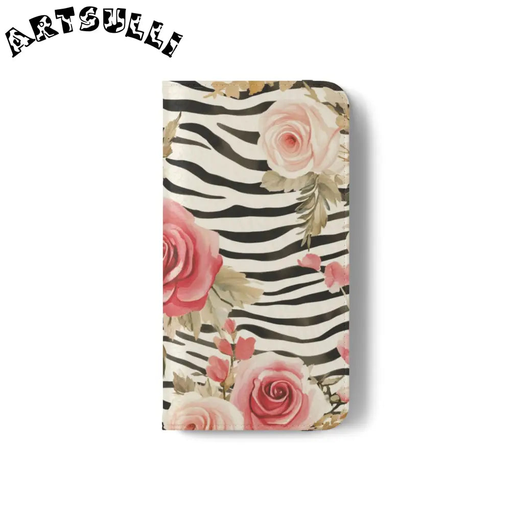 JAKKOUTTHEBXX Pink Floral Zebra Print Flip Case 2025