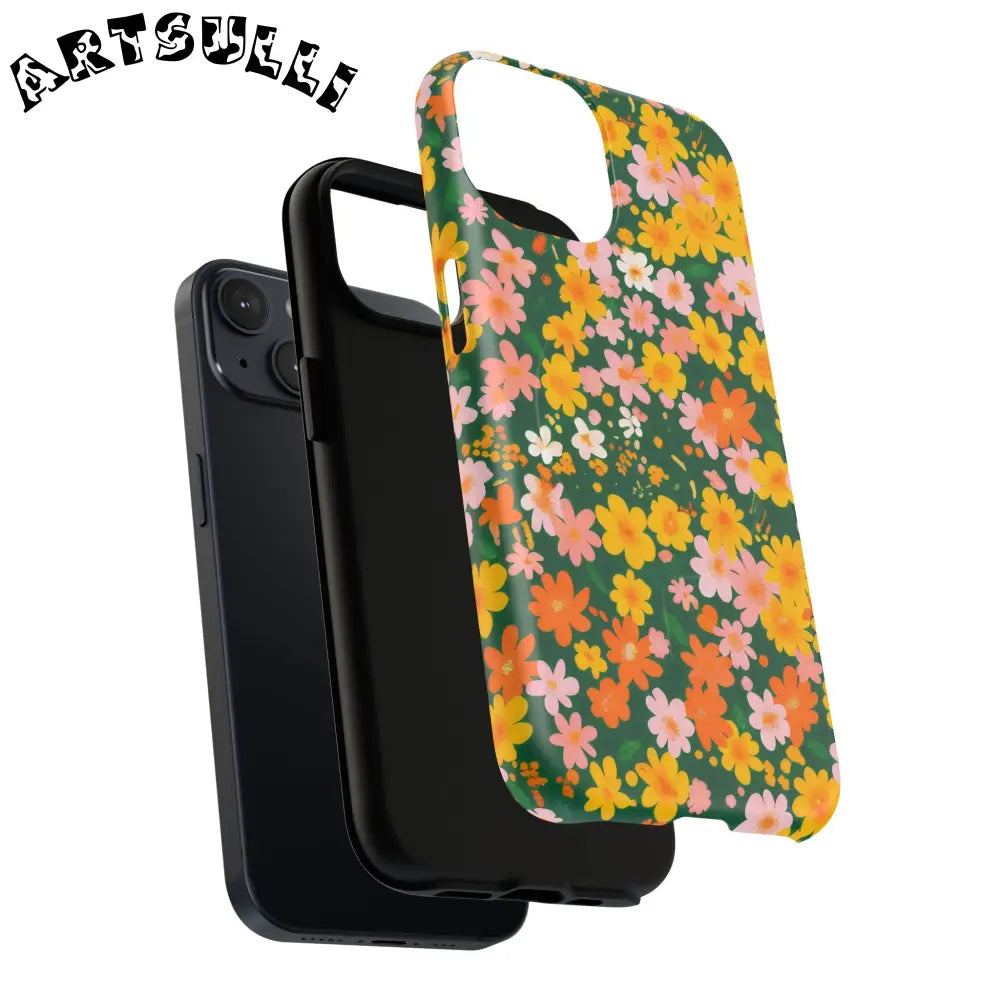 Floral MagSafe iPhone Case, Artsulli - Art is Long, Life is Short, Phone Case, , , , , , ,
