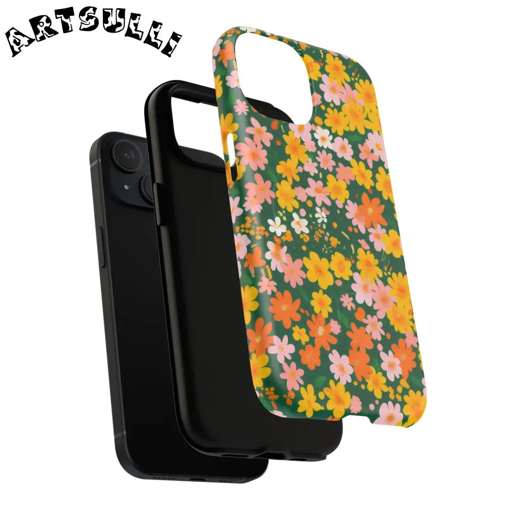 Floral MagSafe iPhone Case, Artsulli - Art is Long, Life is Short, Phone Case, , , , , , ,
