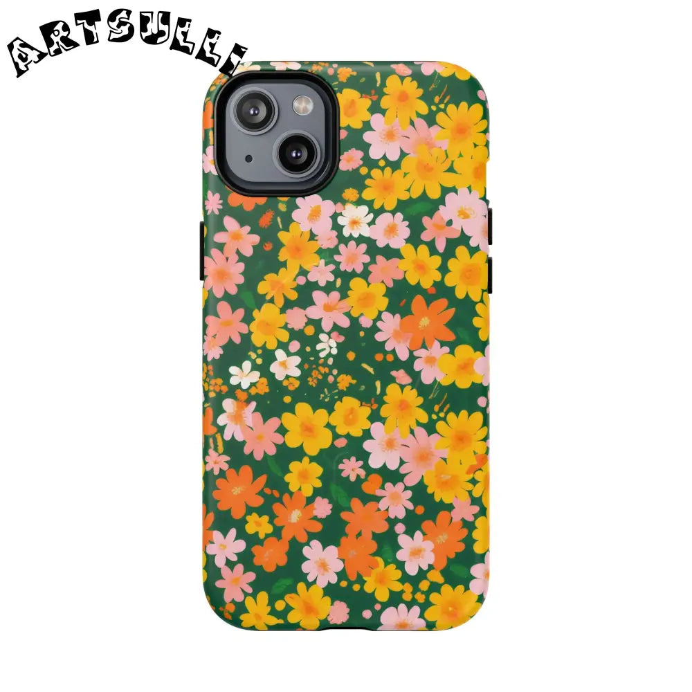 Floral MagSafe iPhone Case, Artsulli - Art is Long, Life is Short, Phone Case, Size, iPhone 14 Plus, Surface, Matte, , , 13439838029193344559