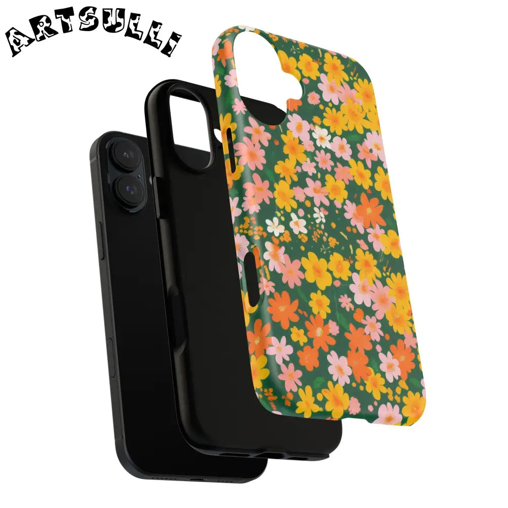 Floral MagSafe iPhone Case, Artsulli - Art is Long, Life is Short, Phone Case, , , , , , ,
