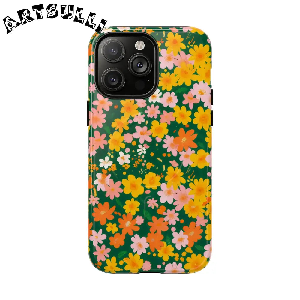 Floral MagSafe iPhone Case, Artsulli - Art is Long, Life is Short, Phone Case, Size, iPhone 14 Pro Max, Surface, Glossy, , , 24223858806962297655